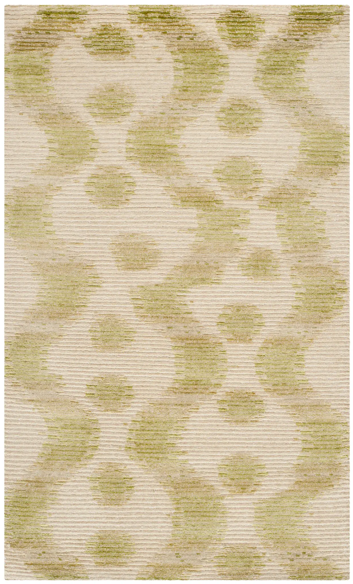 Martha Stewart Ikat Lattice Hand-Knotted Outdoor Rug