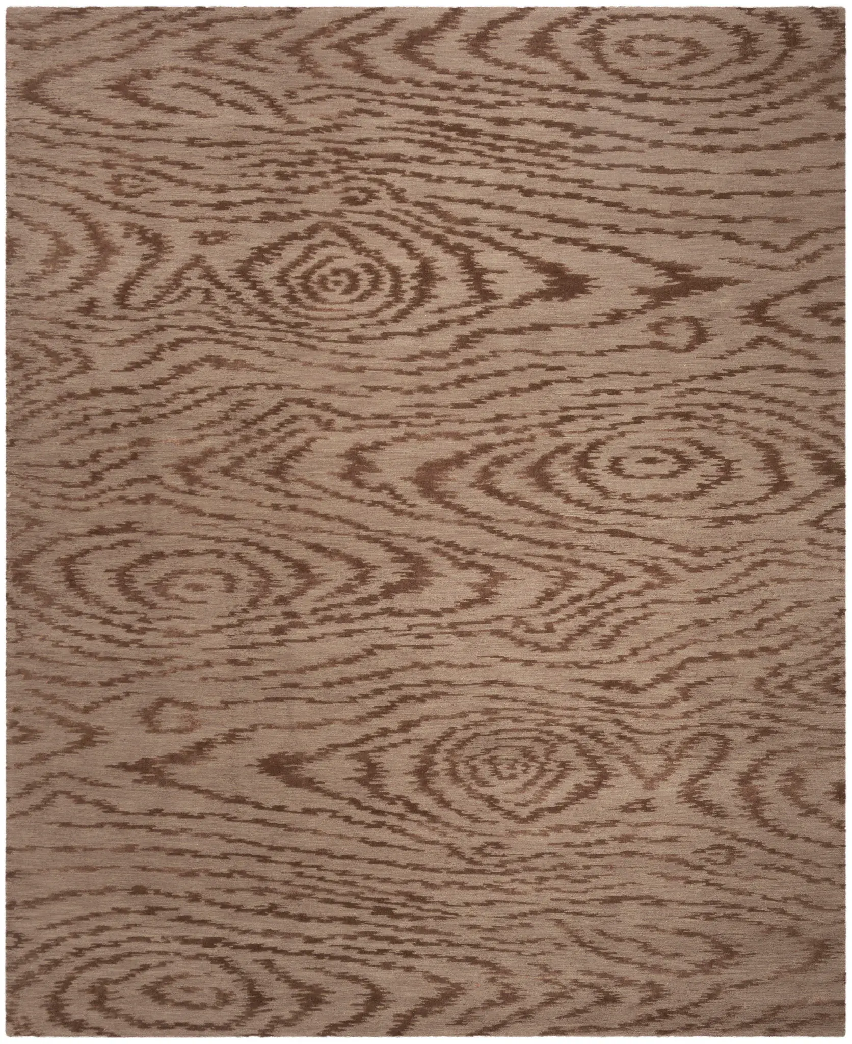 Martha Stewart Faux Bois Hand-Knotted Outdoor Rug