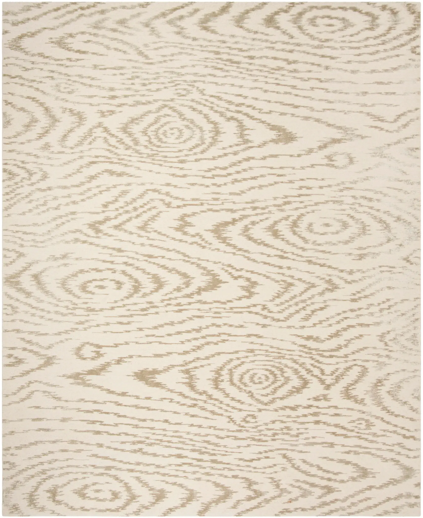 Martha Stewart Faux Bois Hand-Knotted Outdoor Rug