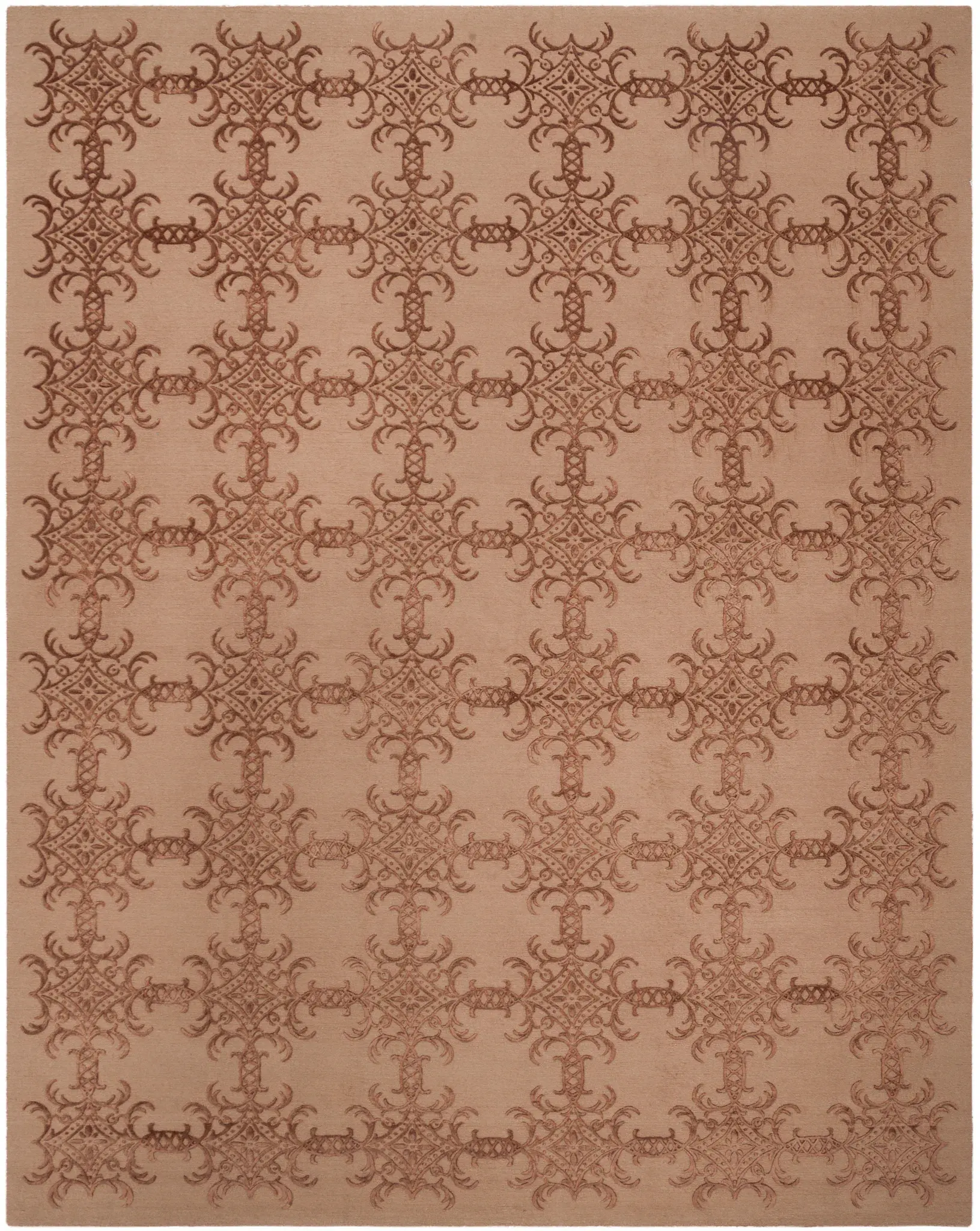 Martha Stewart Scrollwork Hand-Knotted Outdoor Rug