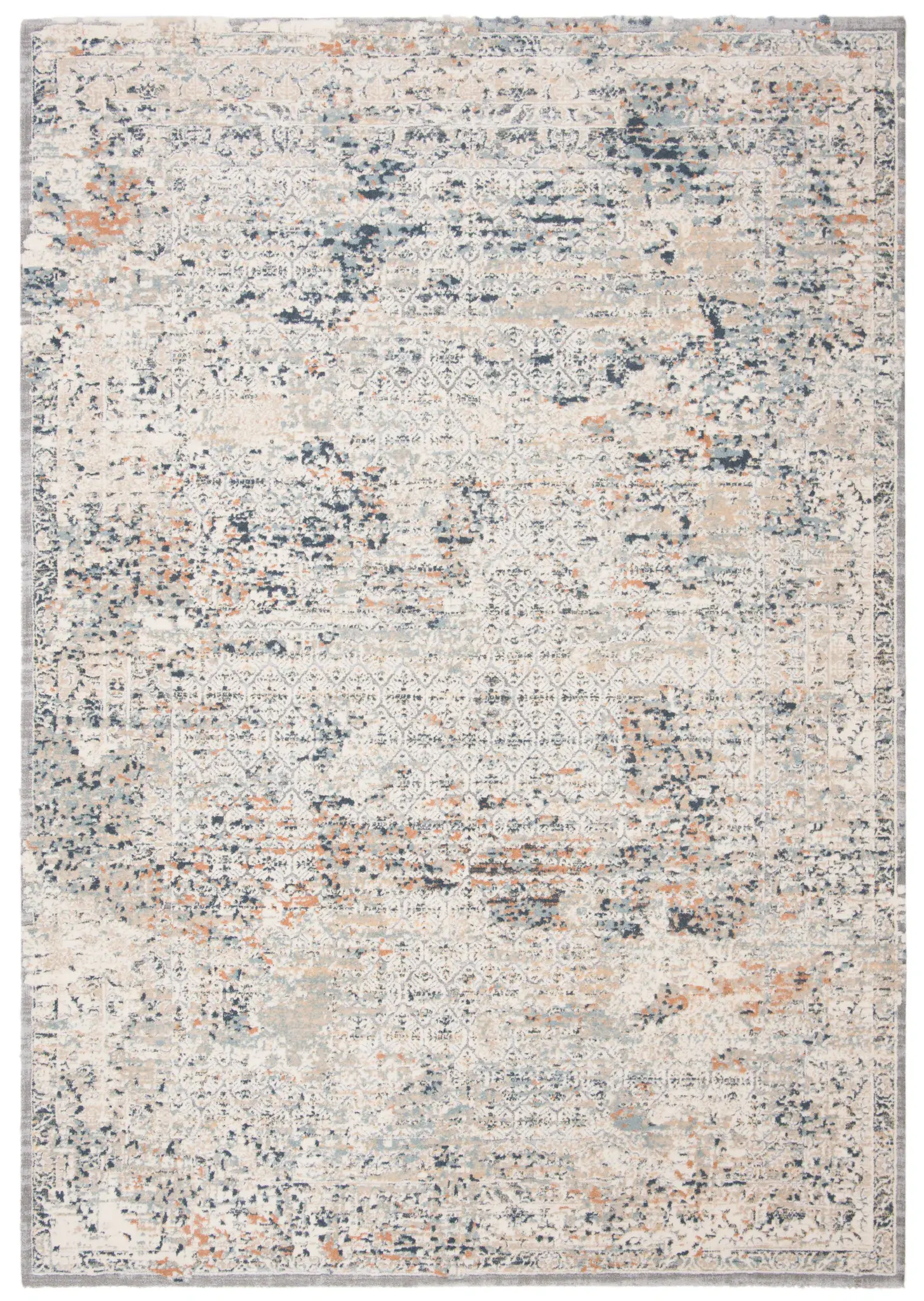 Martha Stewart Distressed Lattice Rug