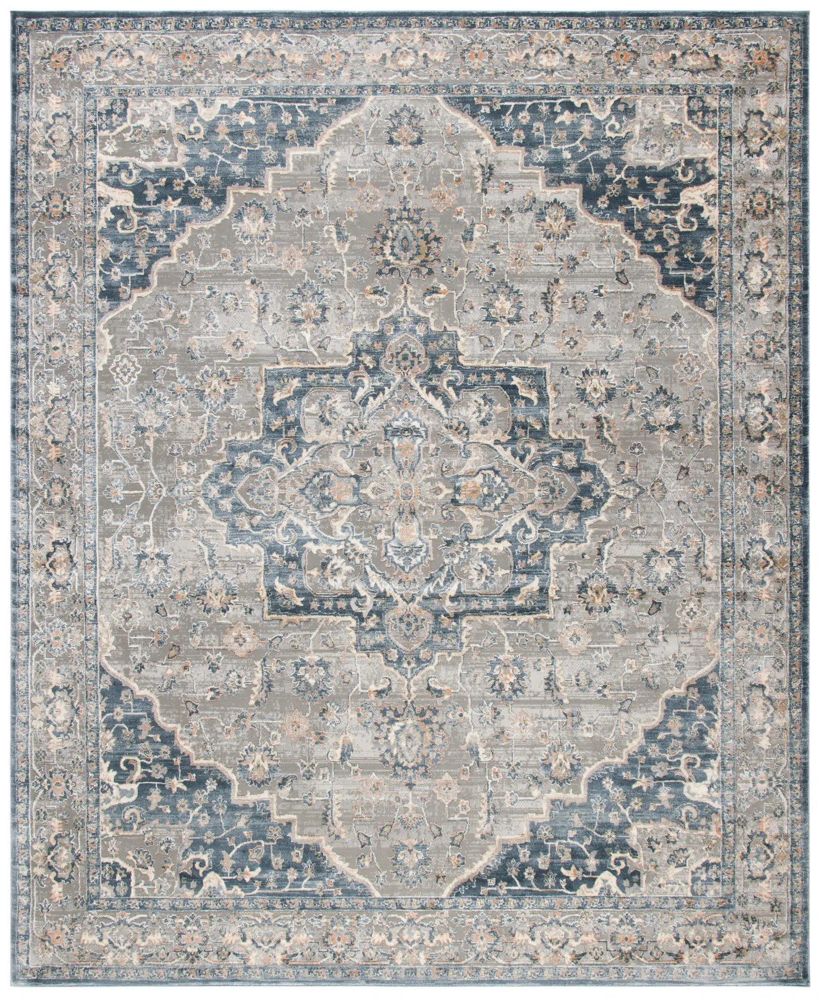 Martha Stewart Medallion Bordered Outdoor Rug