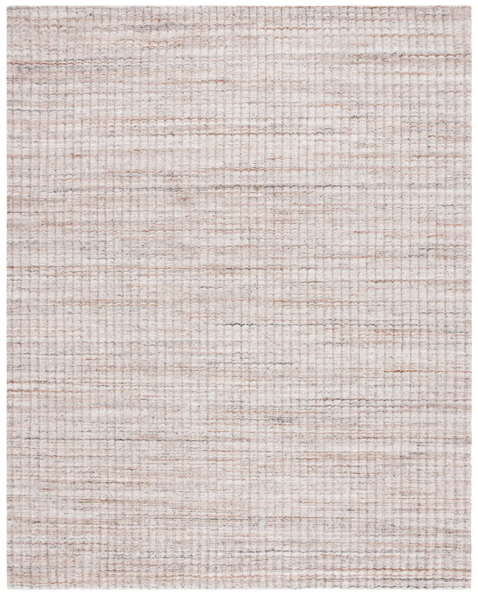 Martha Stewart Ribbed Grid Hand-Loomed Rug