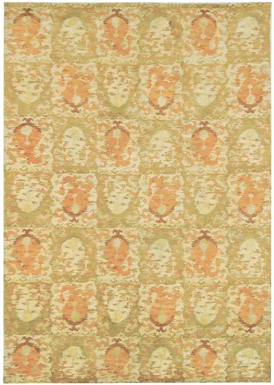 Martha Stewart Paneled Grid Hand-Knotted Outdoor Rug