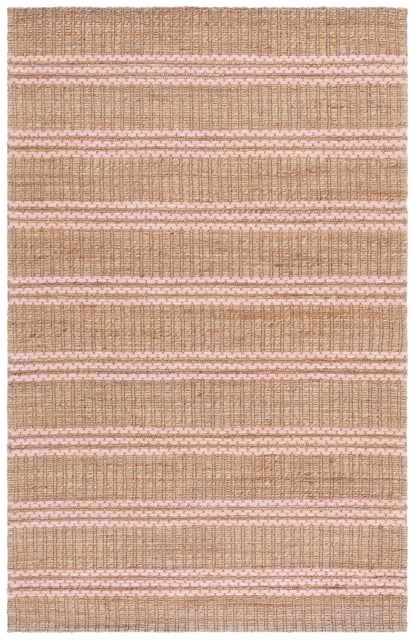 Martha Stewart Coastal Banded Stripe Hand-Tufted Wool & Jute Rug