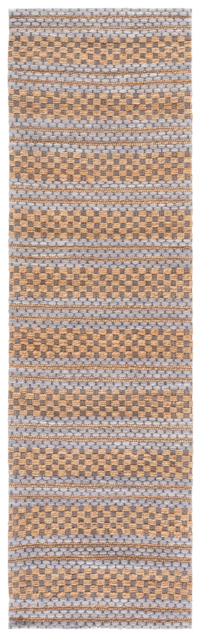 Martha Stewart Textured Banded Stripe Hand-Tufted Wool & Jute Rug