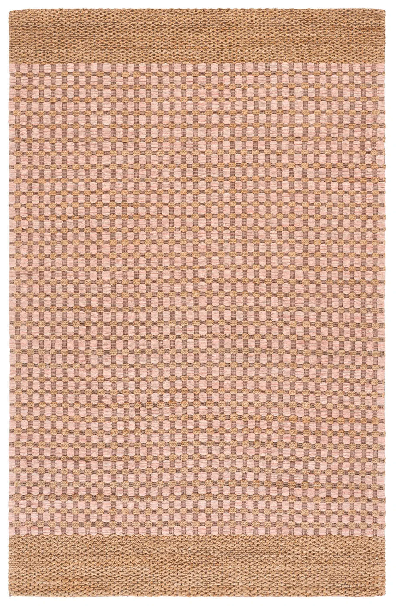 Martha Stewart Grid Hand-Tufted Wool & Jute Rug