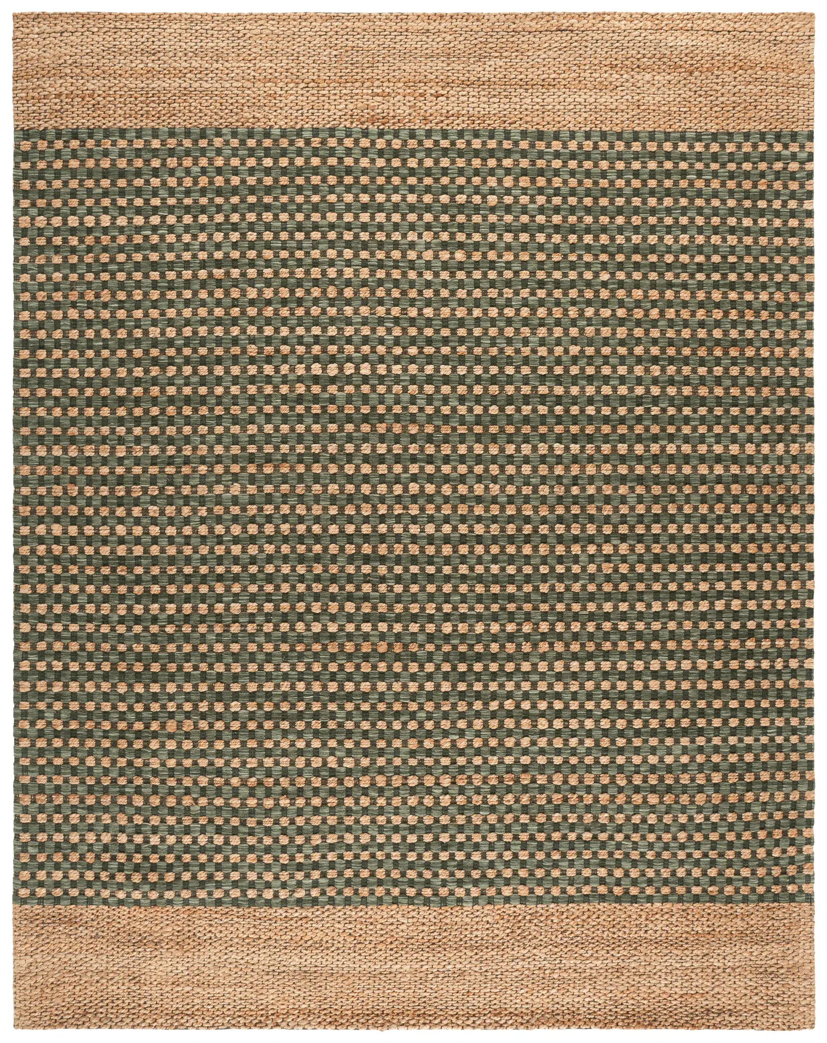 Martha Stewart Grid Hand-Tufted Wool & Jute Rug