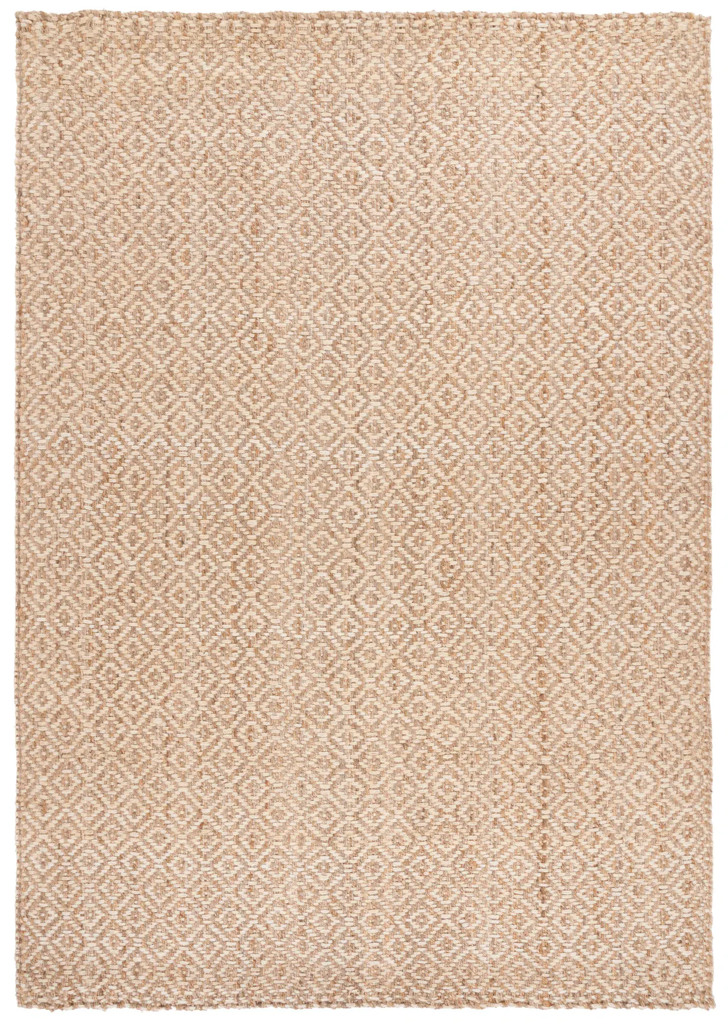 Martha Stewart Diamond Lattice Hand-Woven Jute Outdoor Rug
