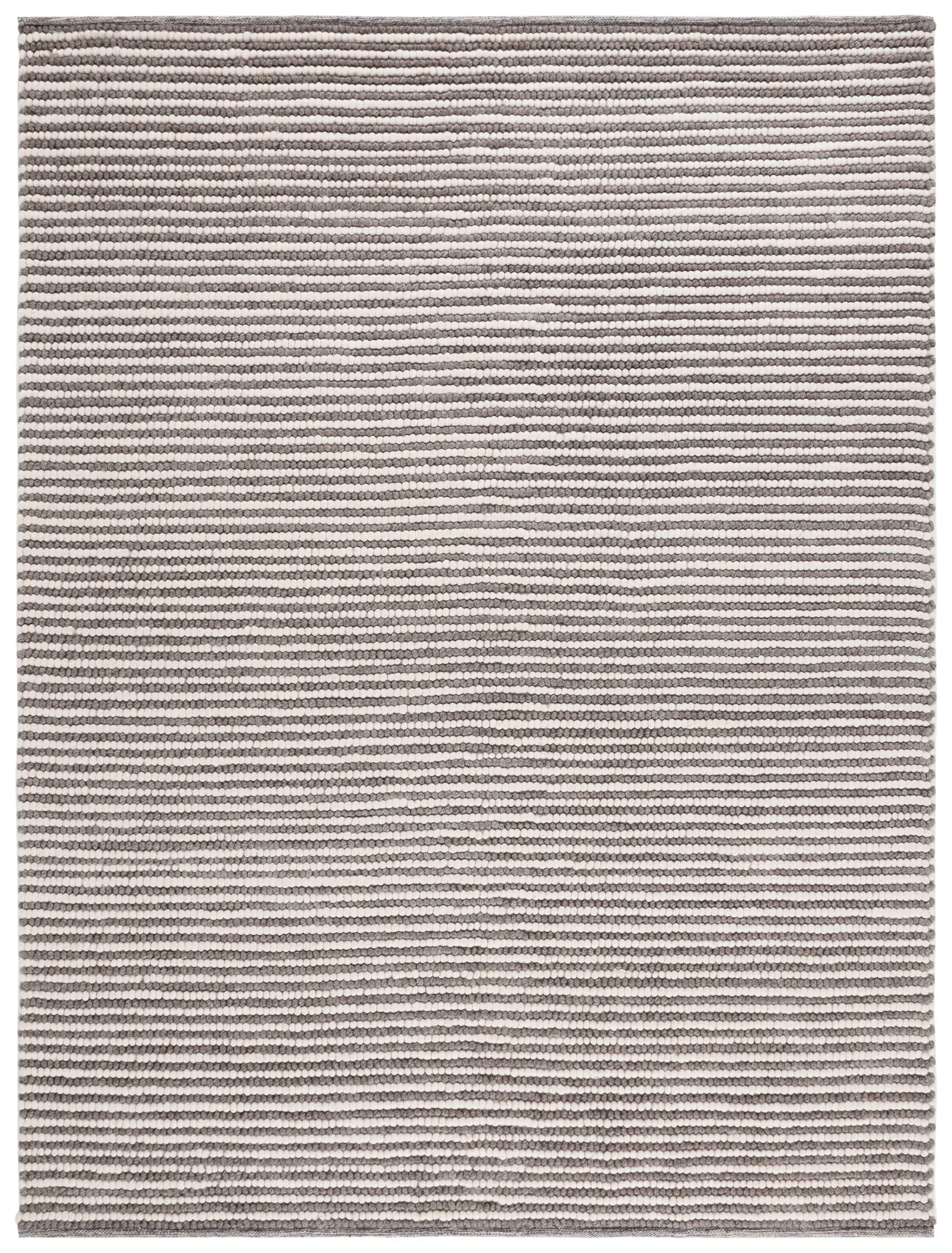 Martha Stewart Ribbed Stripe Hand-Woven Wool Outdoor Rug