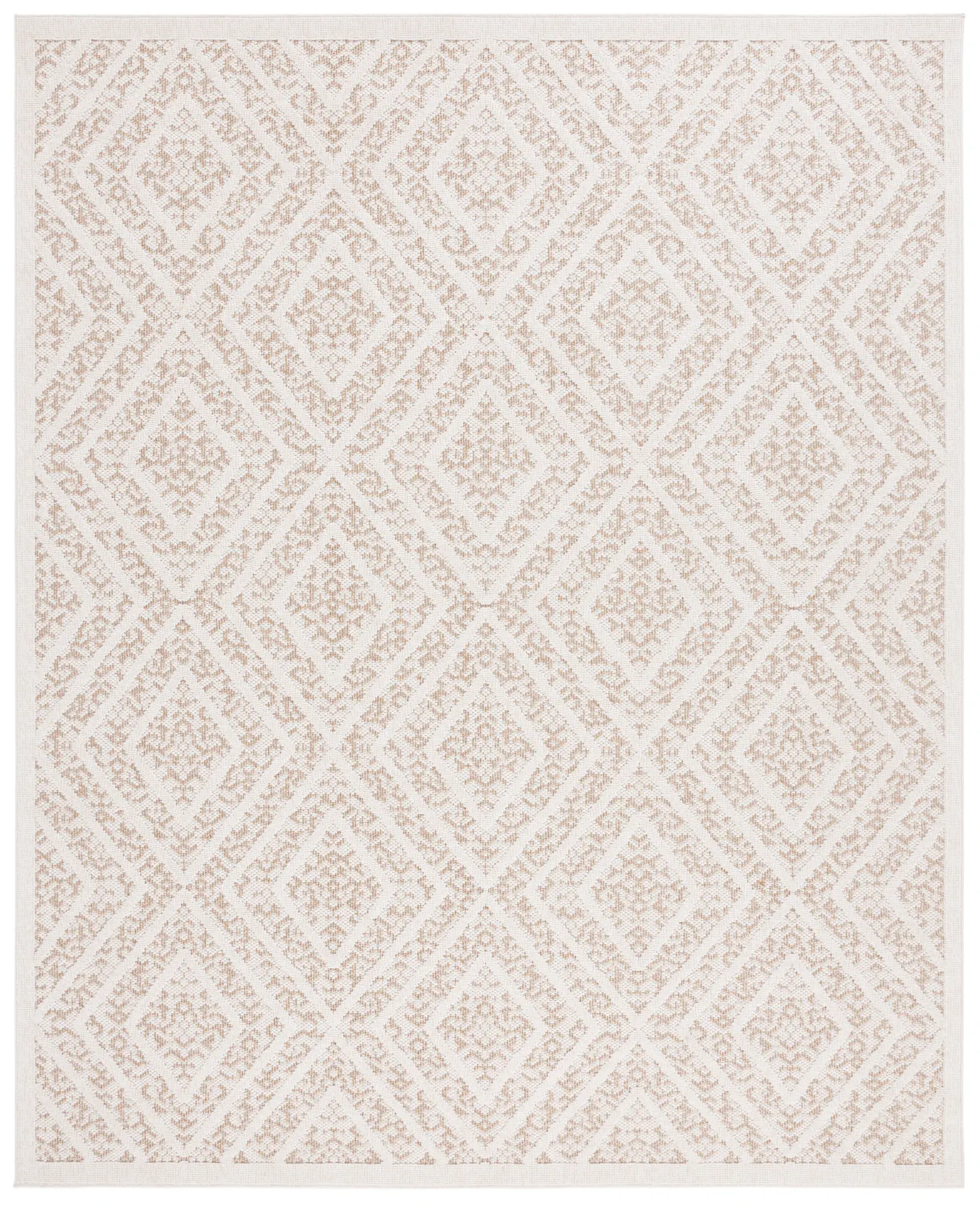Martha Stewart Global Diamond Lattice Outdoor Rug