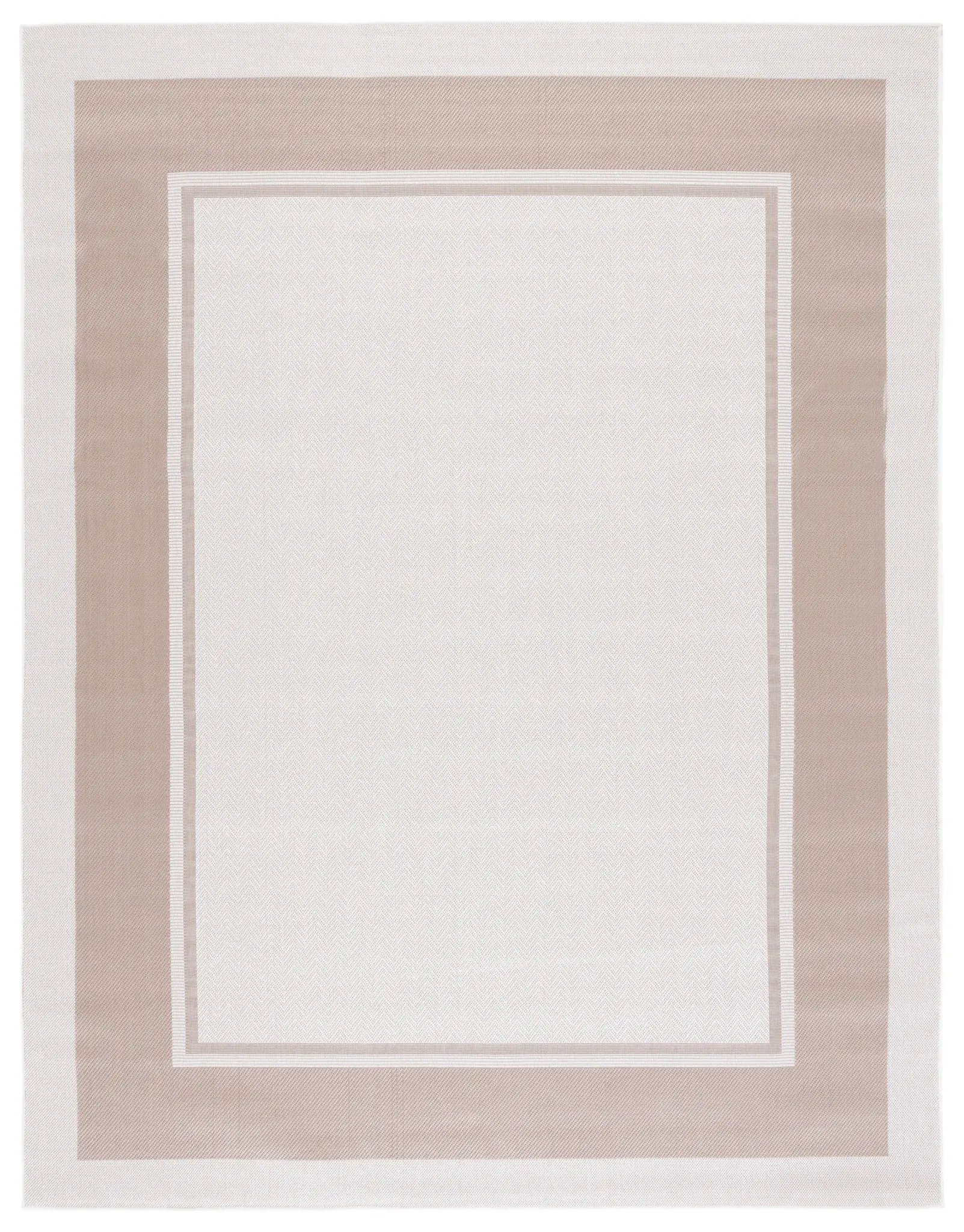 Martha Stewart Framed Border Washable Outdoor Rug