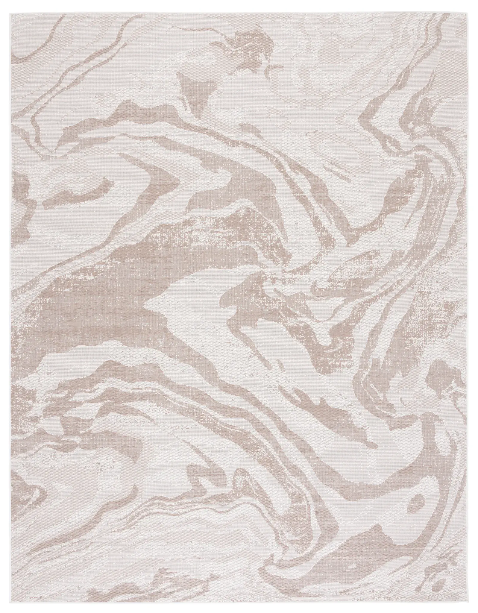 Martha Stewart Marbled Swirl Washable Outdoor Rug