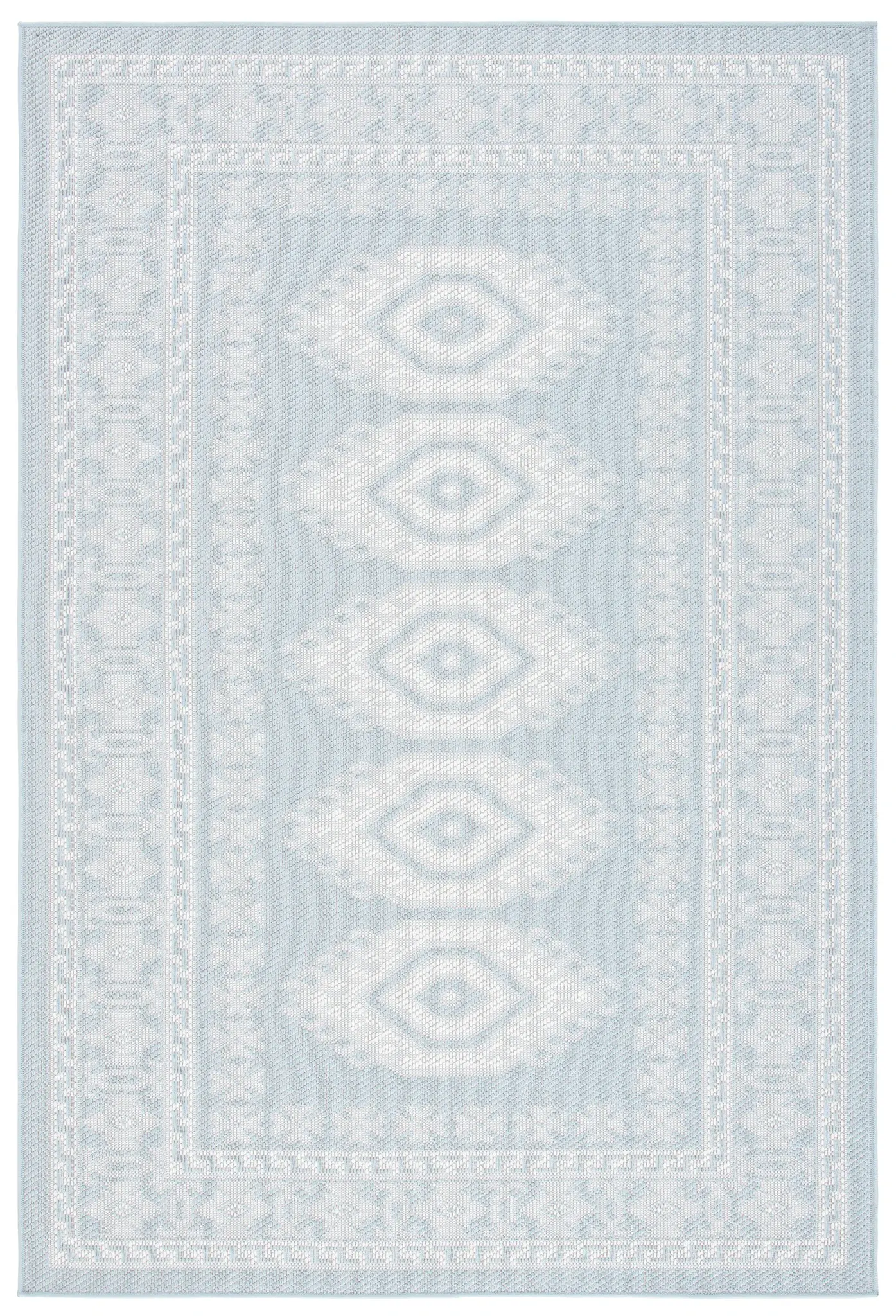 Martha Stewart Triple Medallion Washable Outdoor Rug