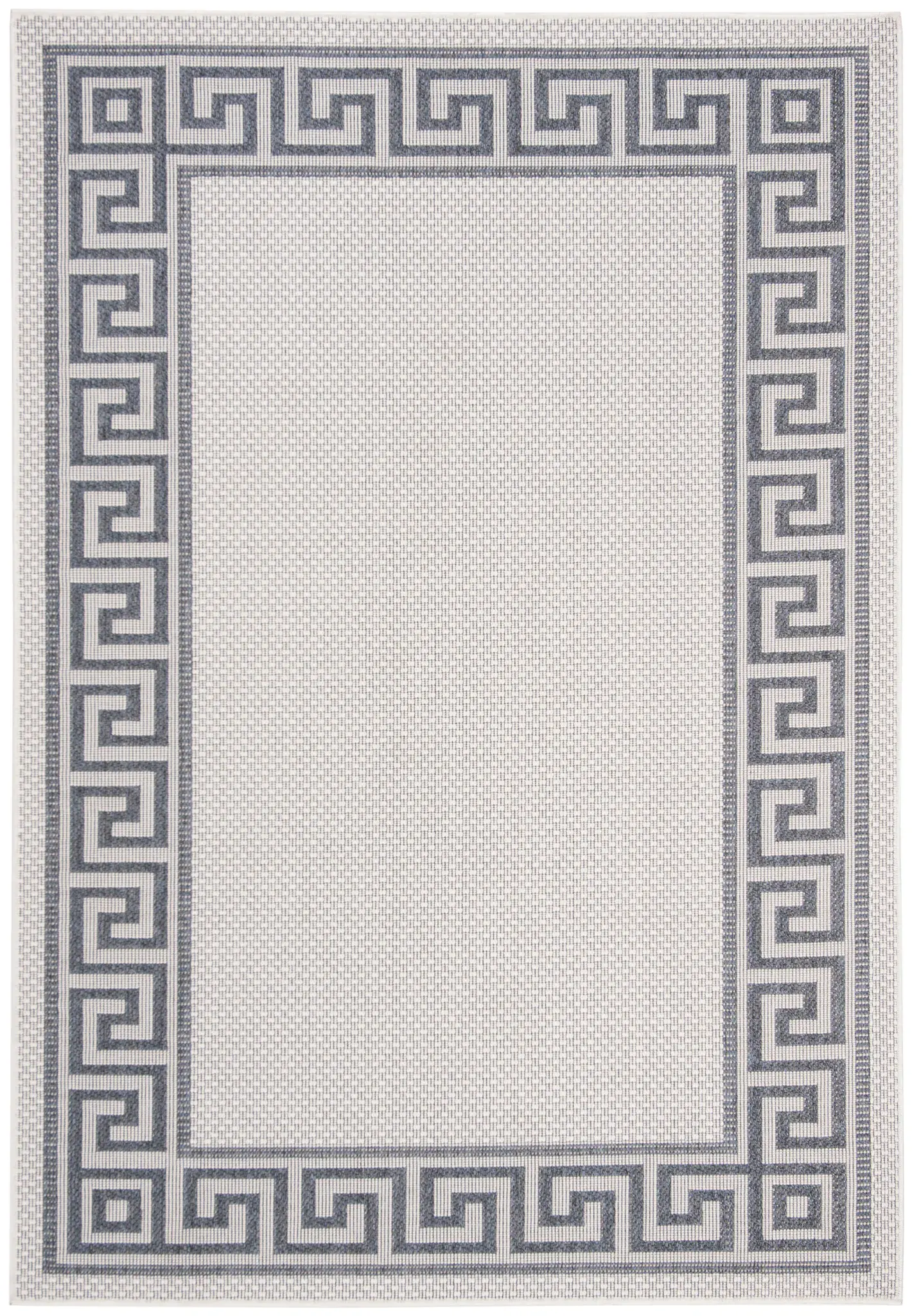 Martha Stewart Greek Key Border Washable Outdoor Rug