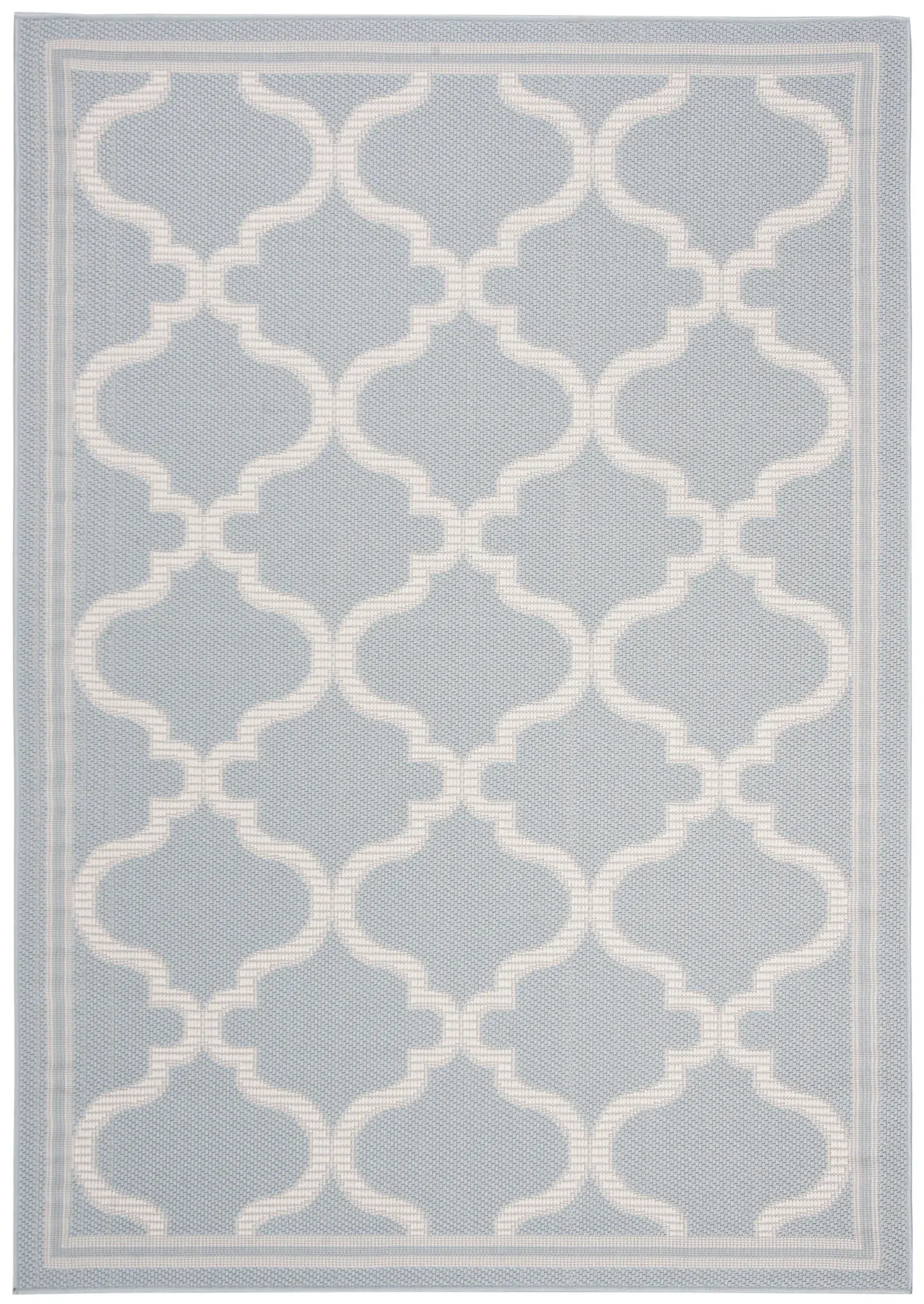 Martha Stewart Ogee Trellis Washable Outdoor Rug