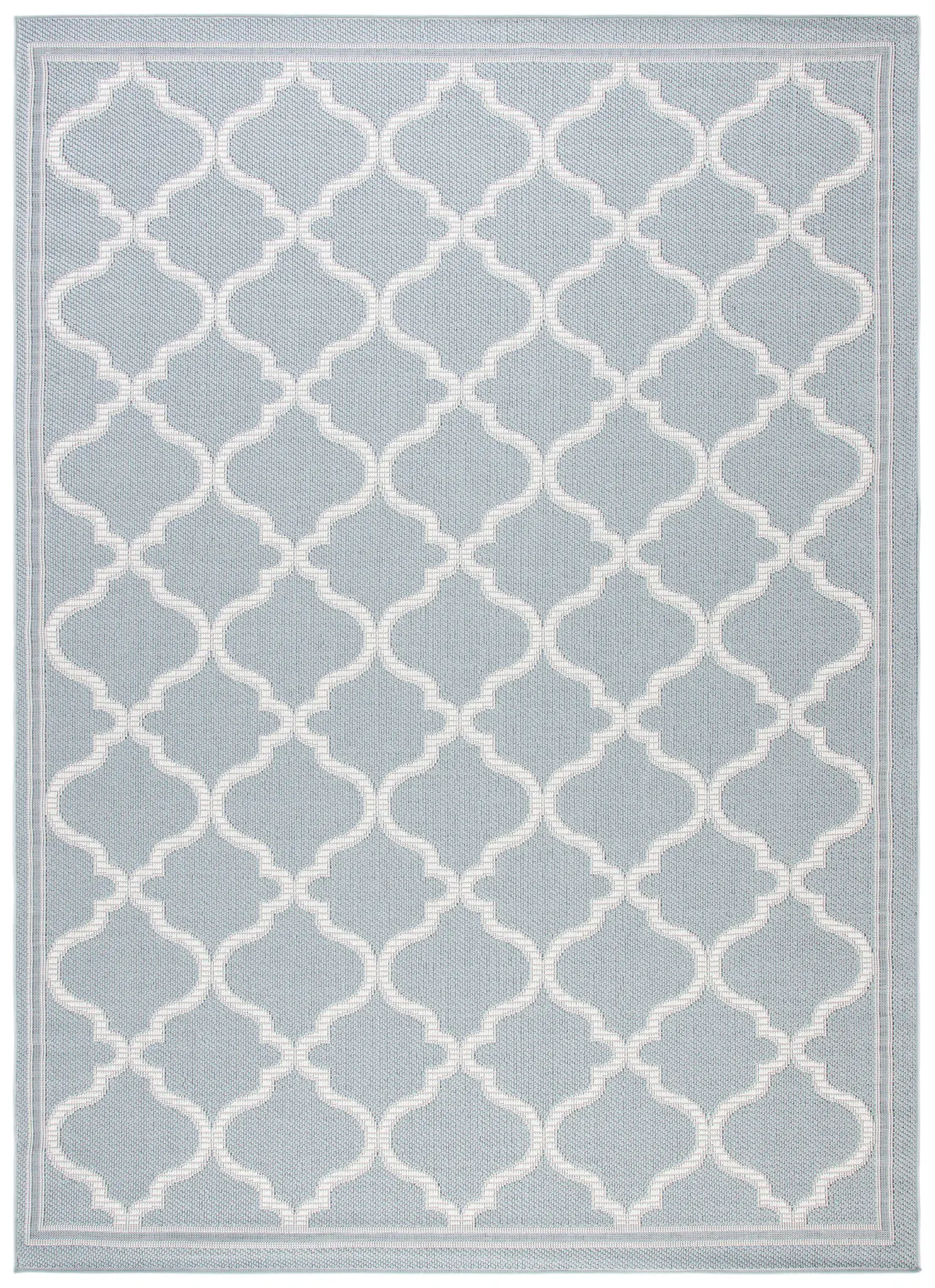 Martha Stewart Ogee Trellis Washable Outdoor Rug