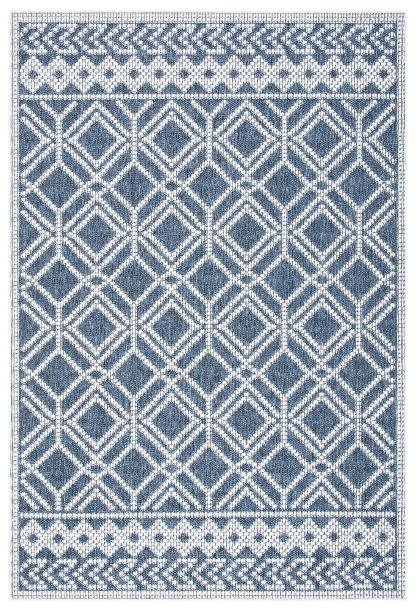 Martha Stewart Diamond Lattice Washable Outdoor Rug