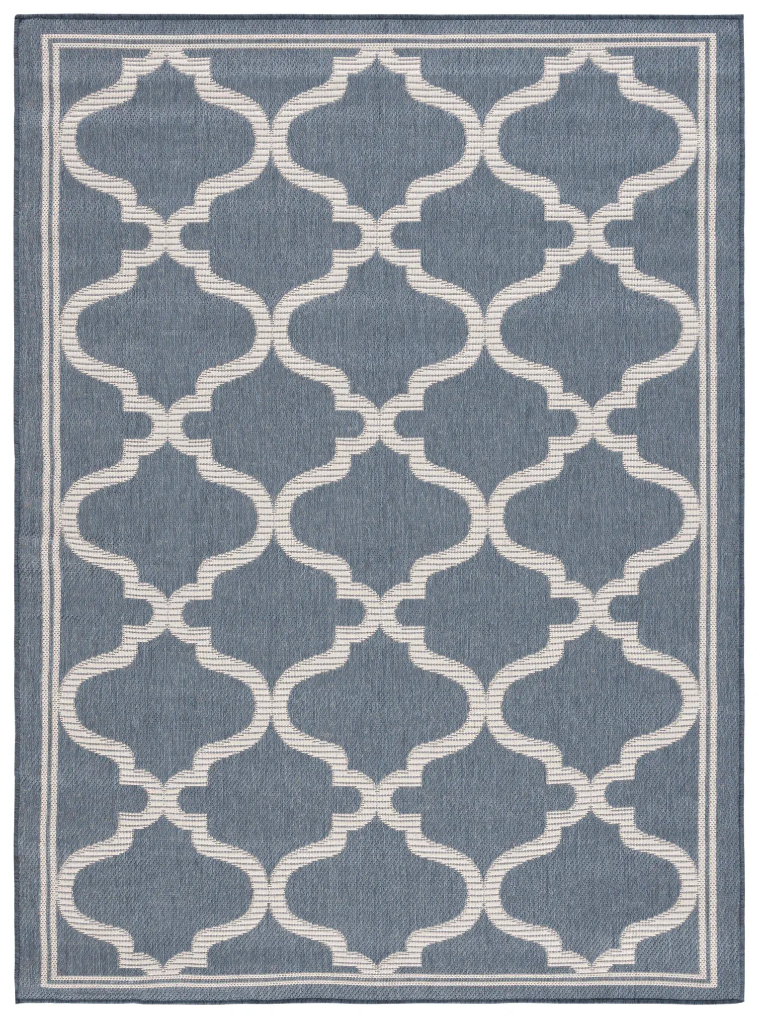 Martha Stewart Ogee Trellis Washable Outdoor Rug