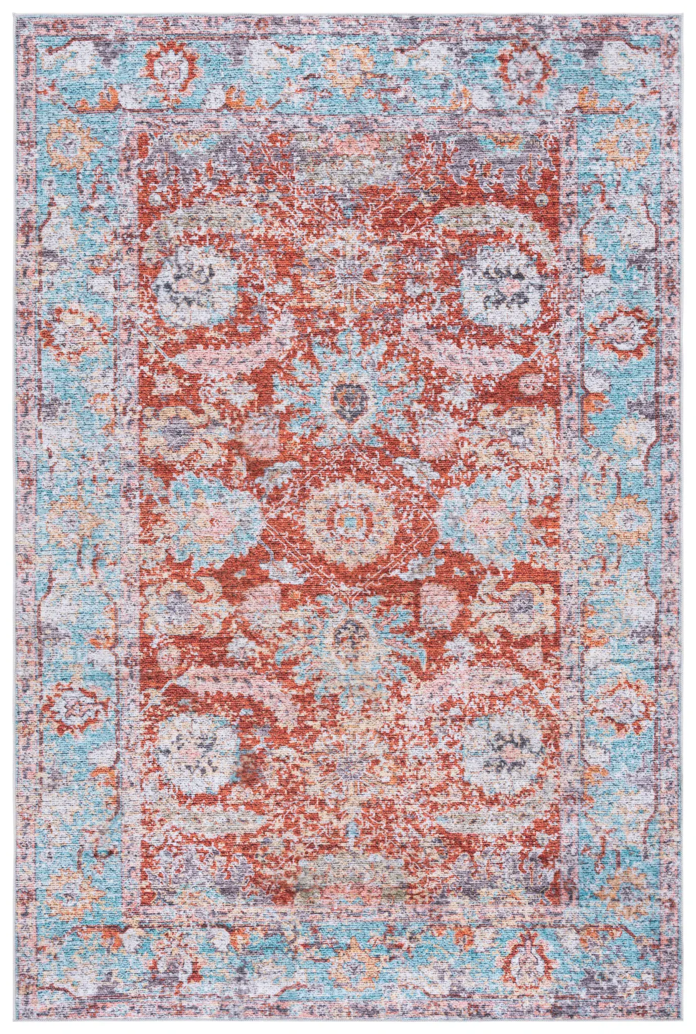 Martha Stewart Vintage Medallion Washable Rug
