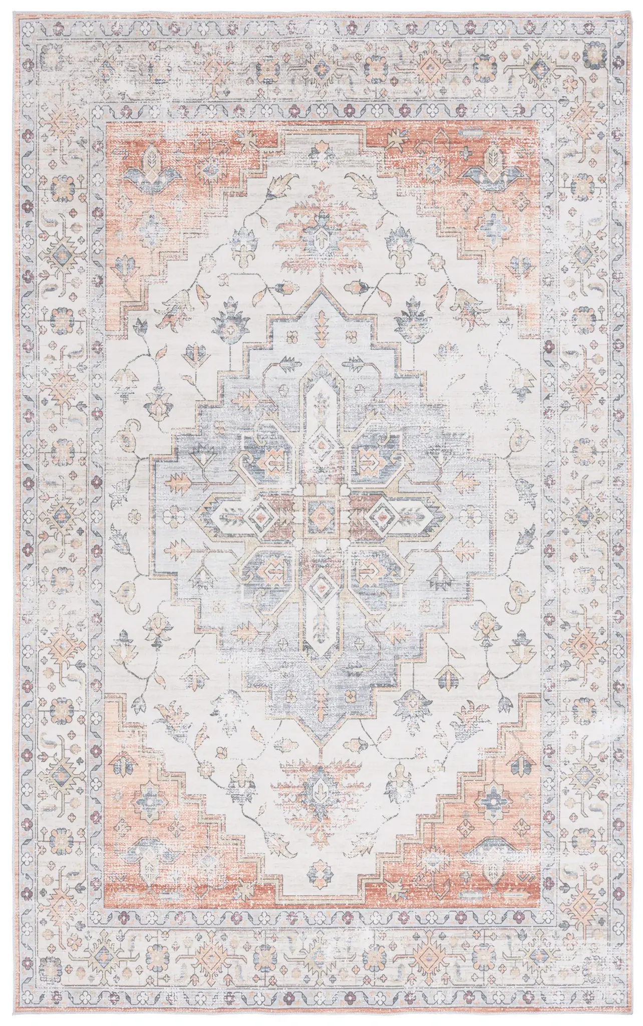 Martha Stewart Medallion Washable Rug