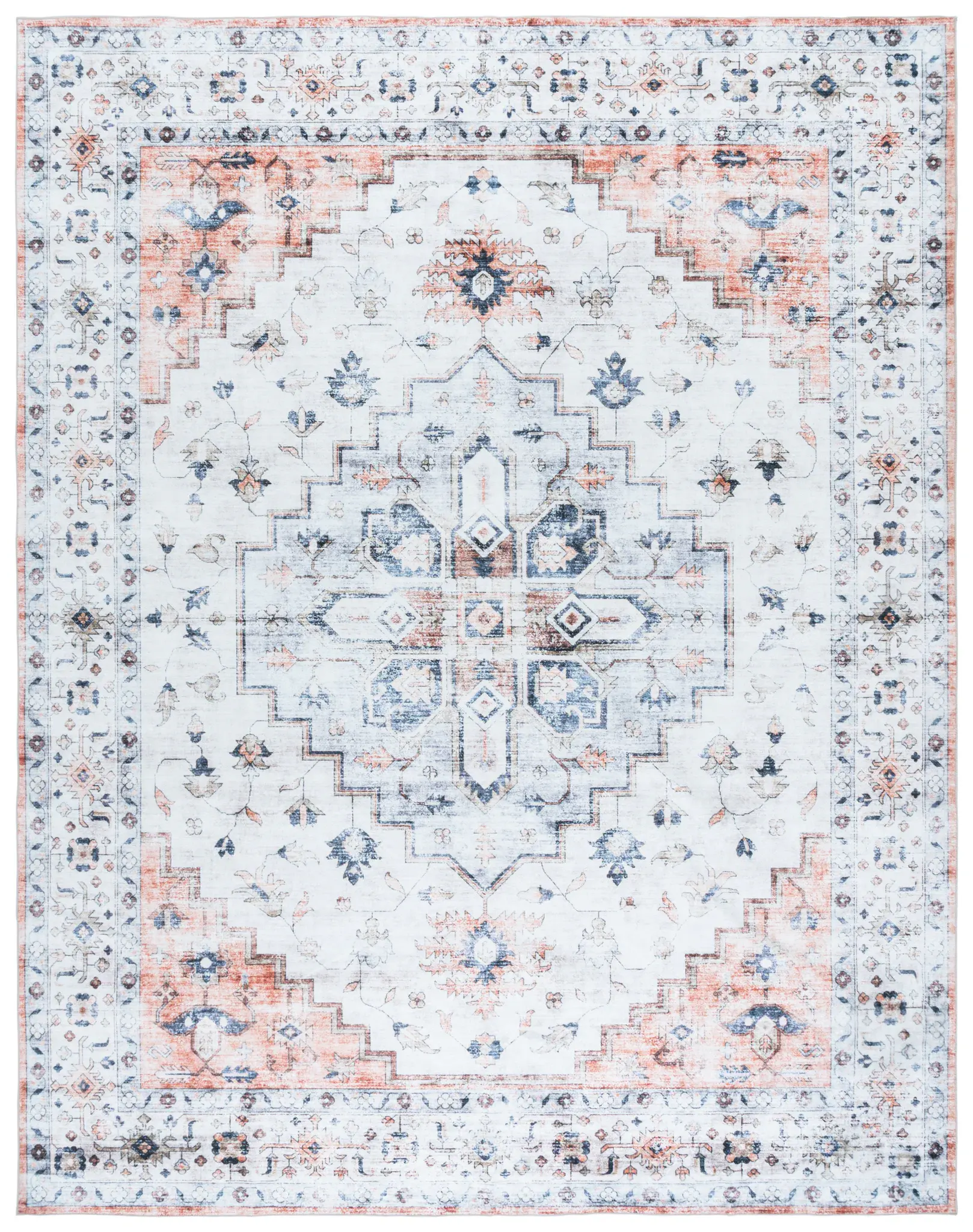 Martha Stewart Medallion Washable Rug
