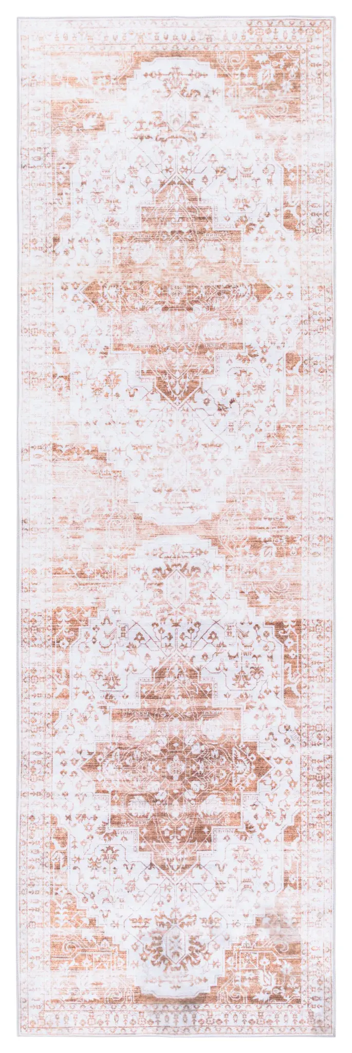 Martha Stewart Distressed Medallion Washable Rug