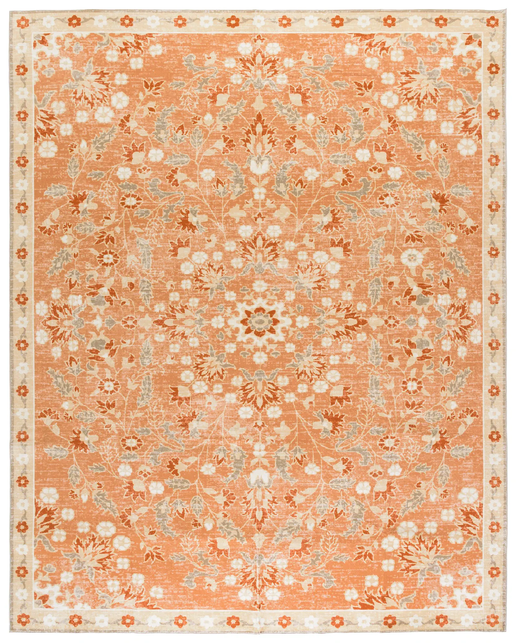 Martha Stewart Allover Floral Washable Rug