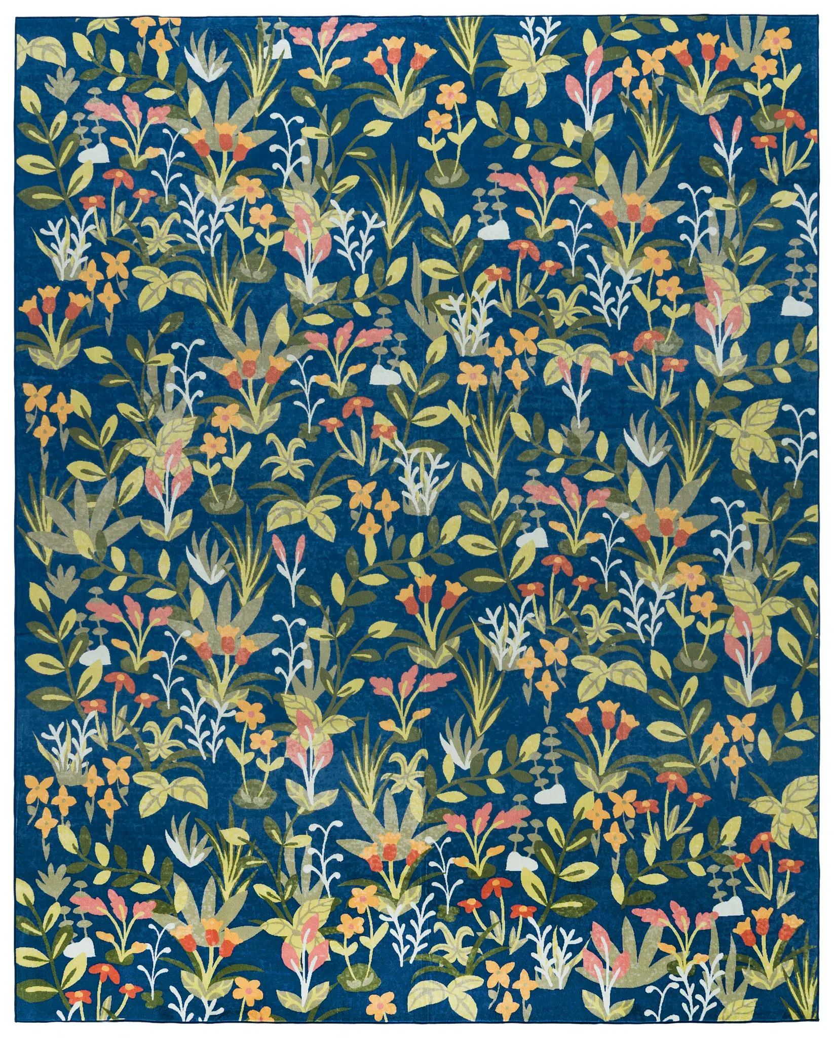 Martha Stewart Allover Wildflower Washable Rug