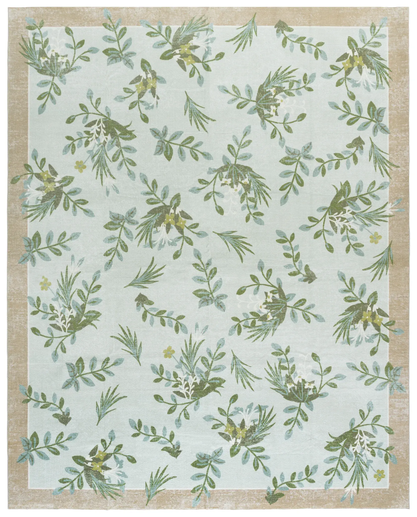 Martha Stewart Botanical Sprig Washable Rug
