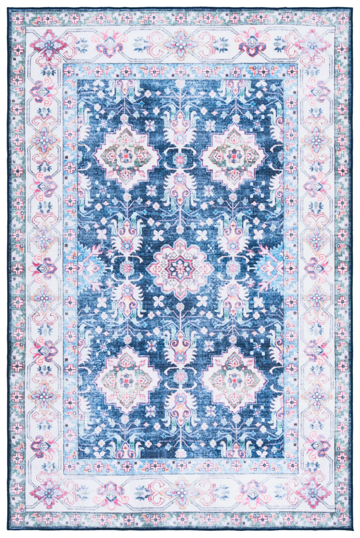 Martha Stewart Allover Palmette Washable Rug