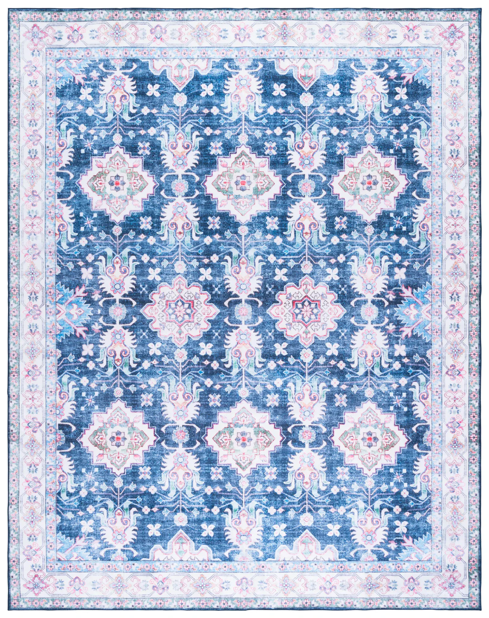 Martha Stewart Allover Palmette Washable Rug