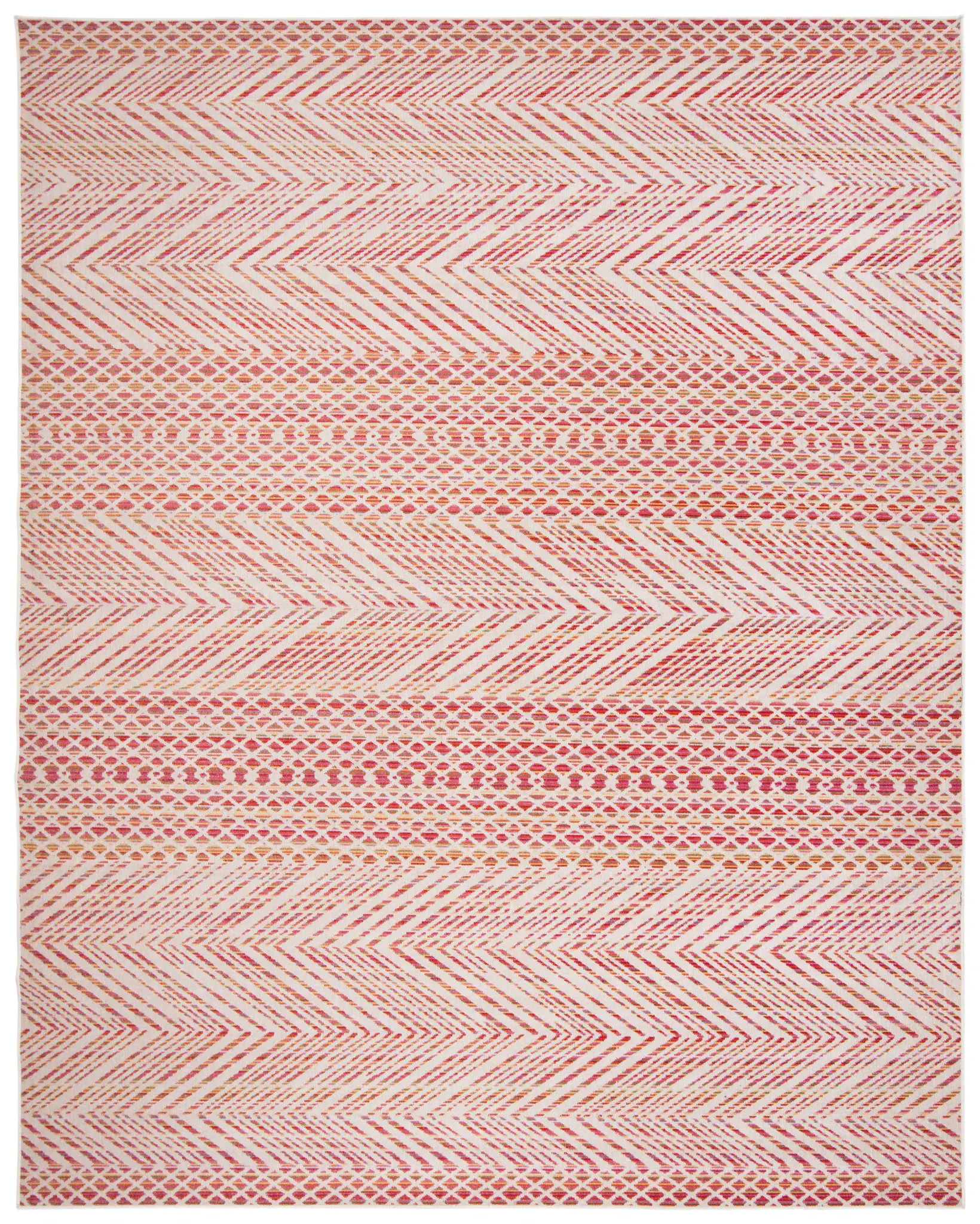 Montage Chevron Stripe Outdoor Rug