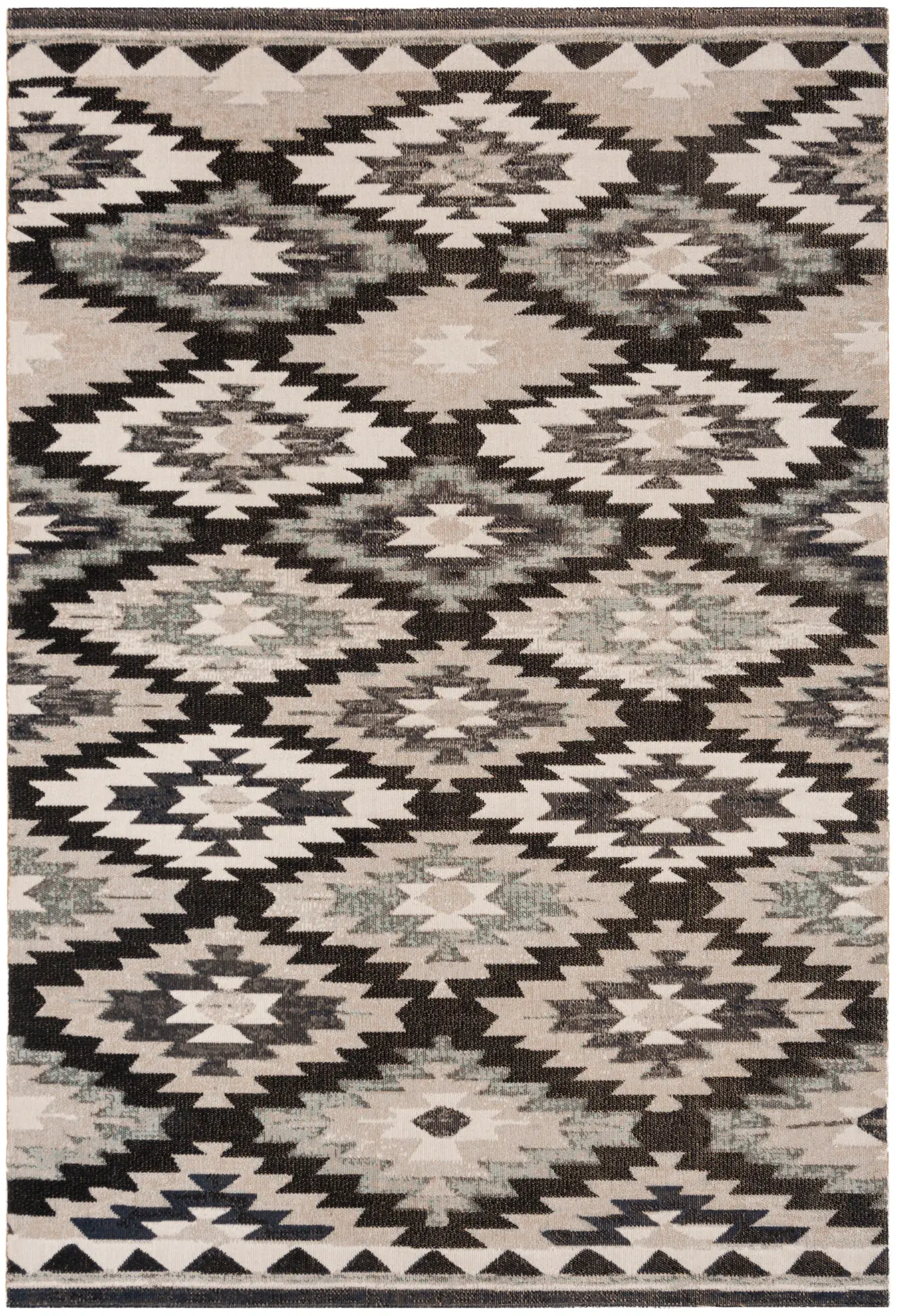 Montage Southwestern Sawtooth Diamond Outdoor Rug