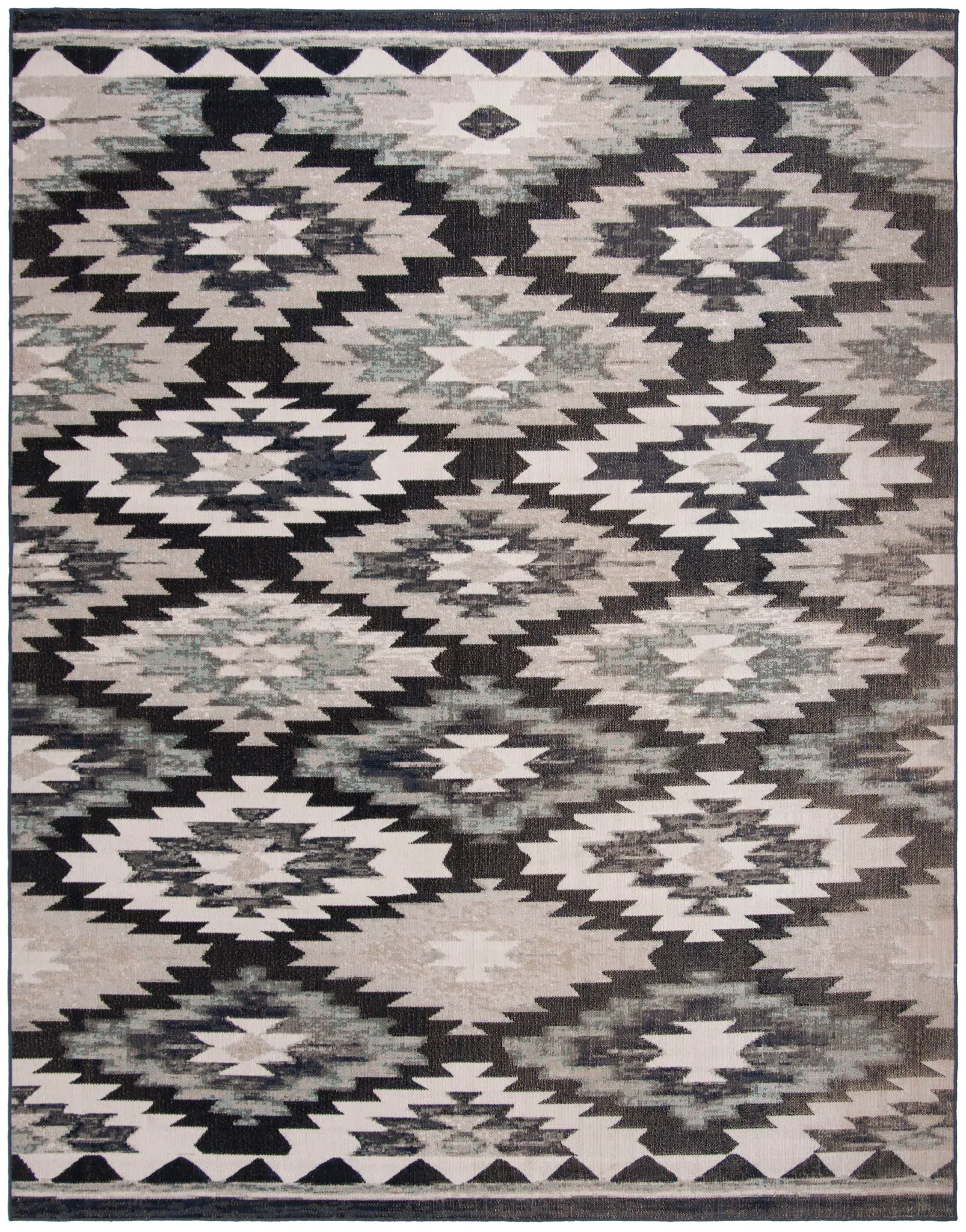 Montage Southwestern Sawtooth Diamond Outdoor Rug