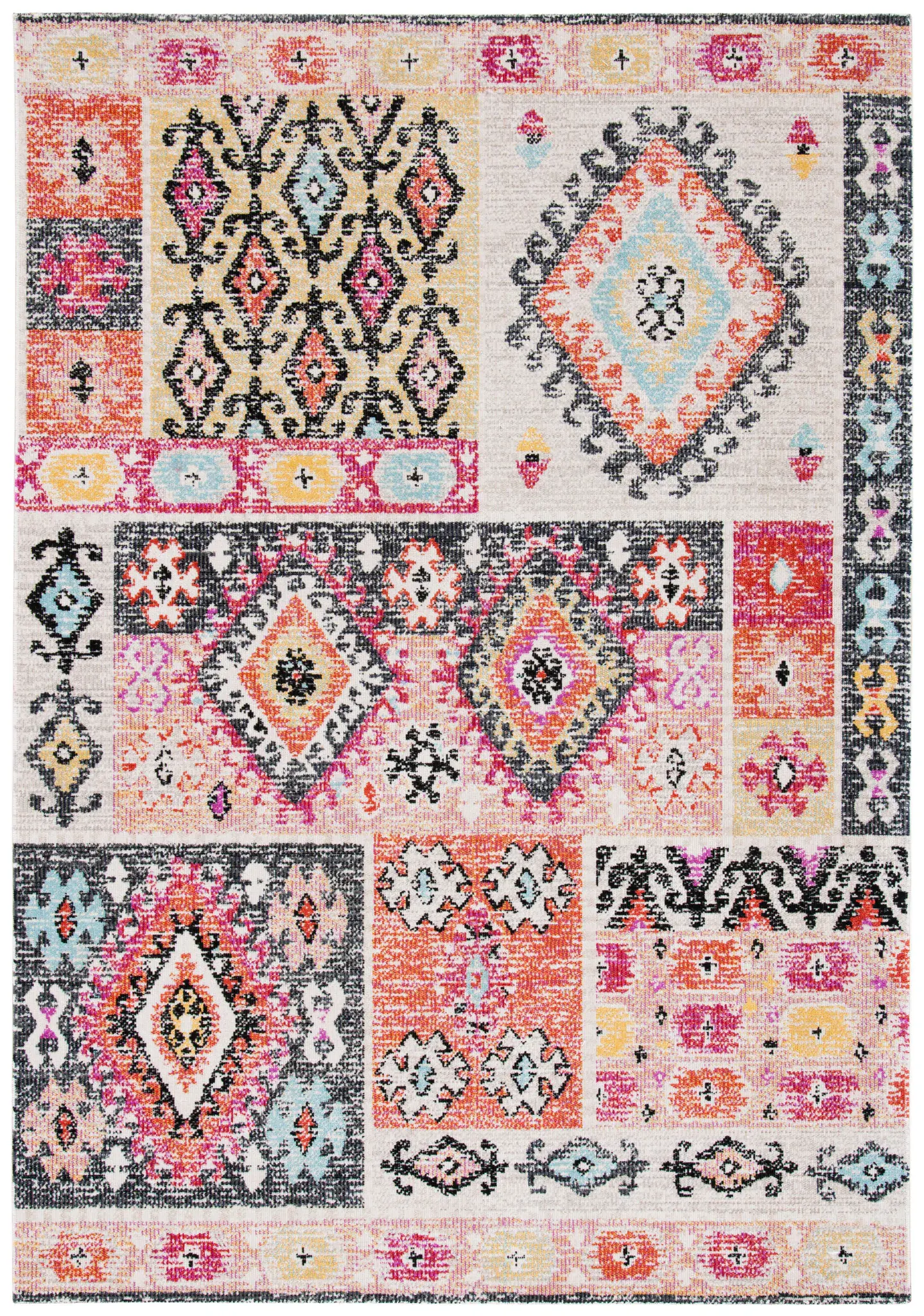 Montage Tribal Patchwork Outdoor Rug