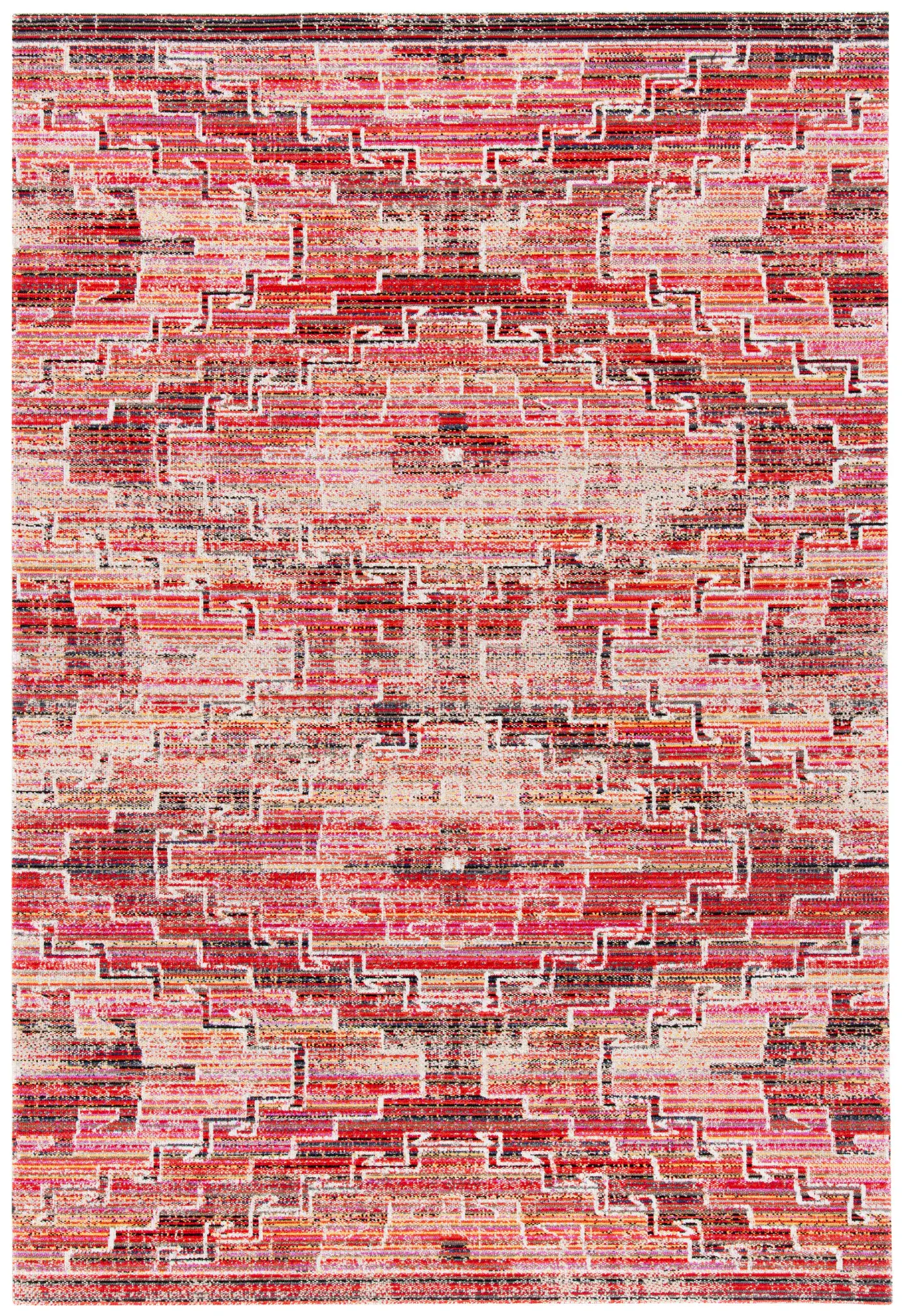 Montage Stepped Diamond Outdoor Rug