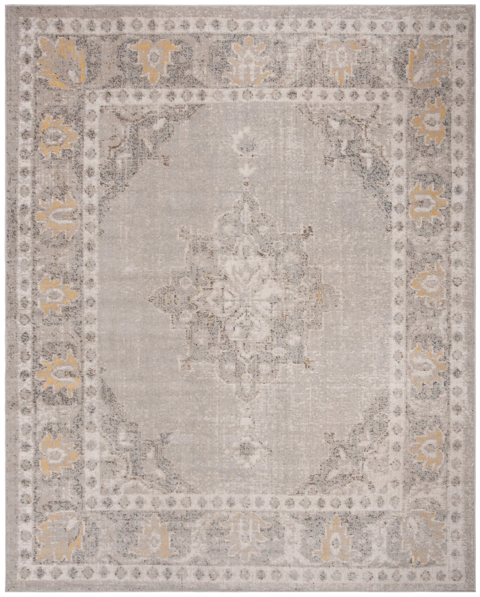 Montage Distressed Medallion Outdoor Rug