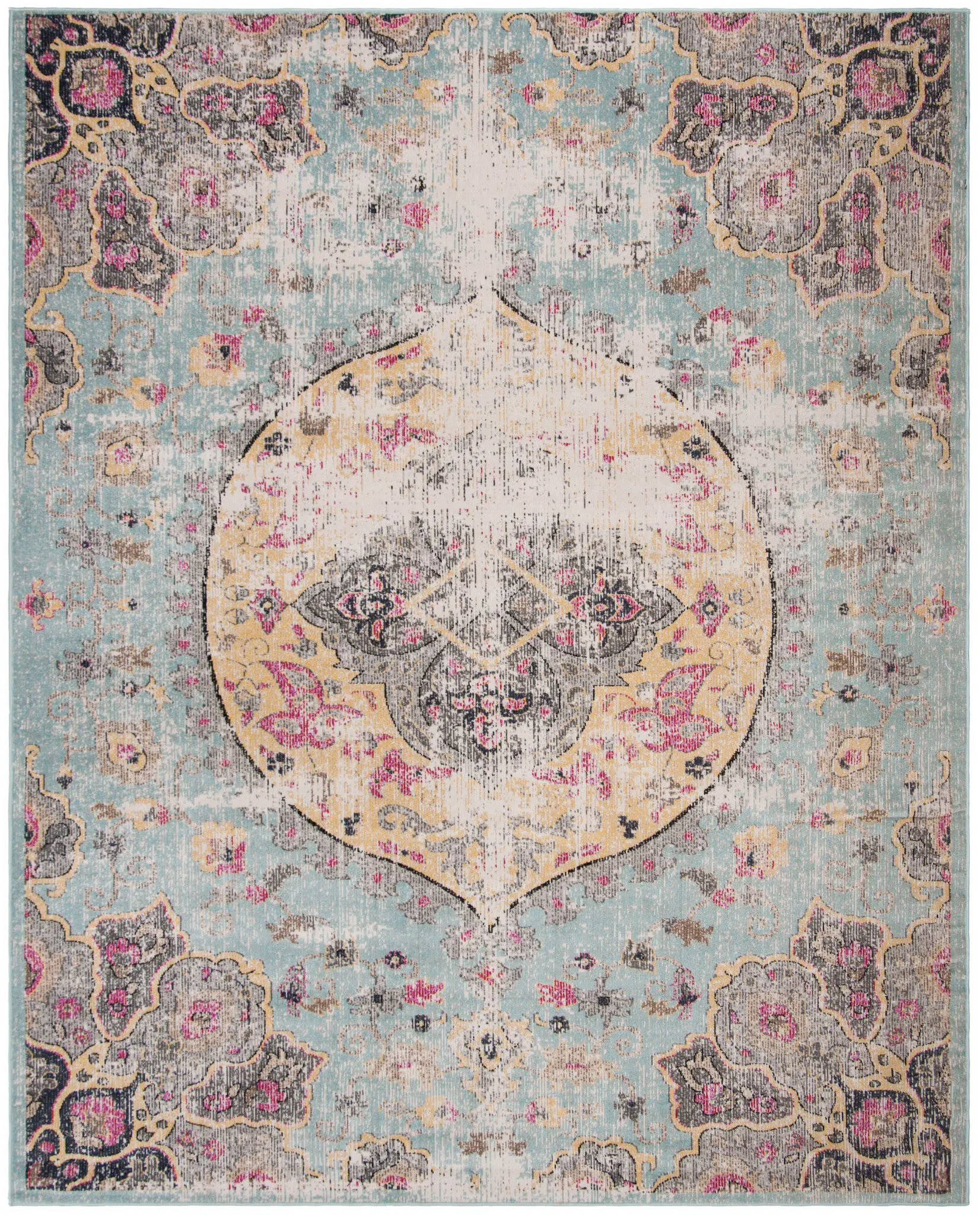 Montage Vintage Medallion Outdoor Rug