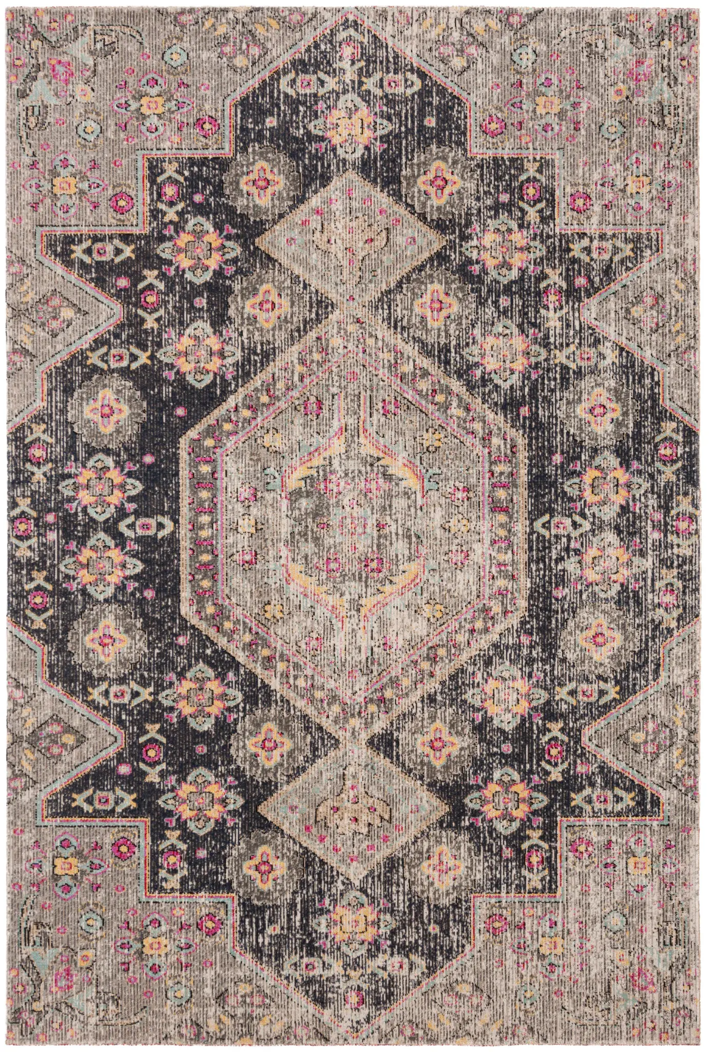 Montage Tribal Trellis Stripe Outdoor Rug