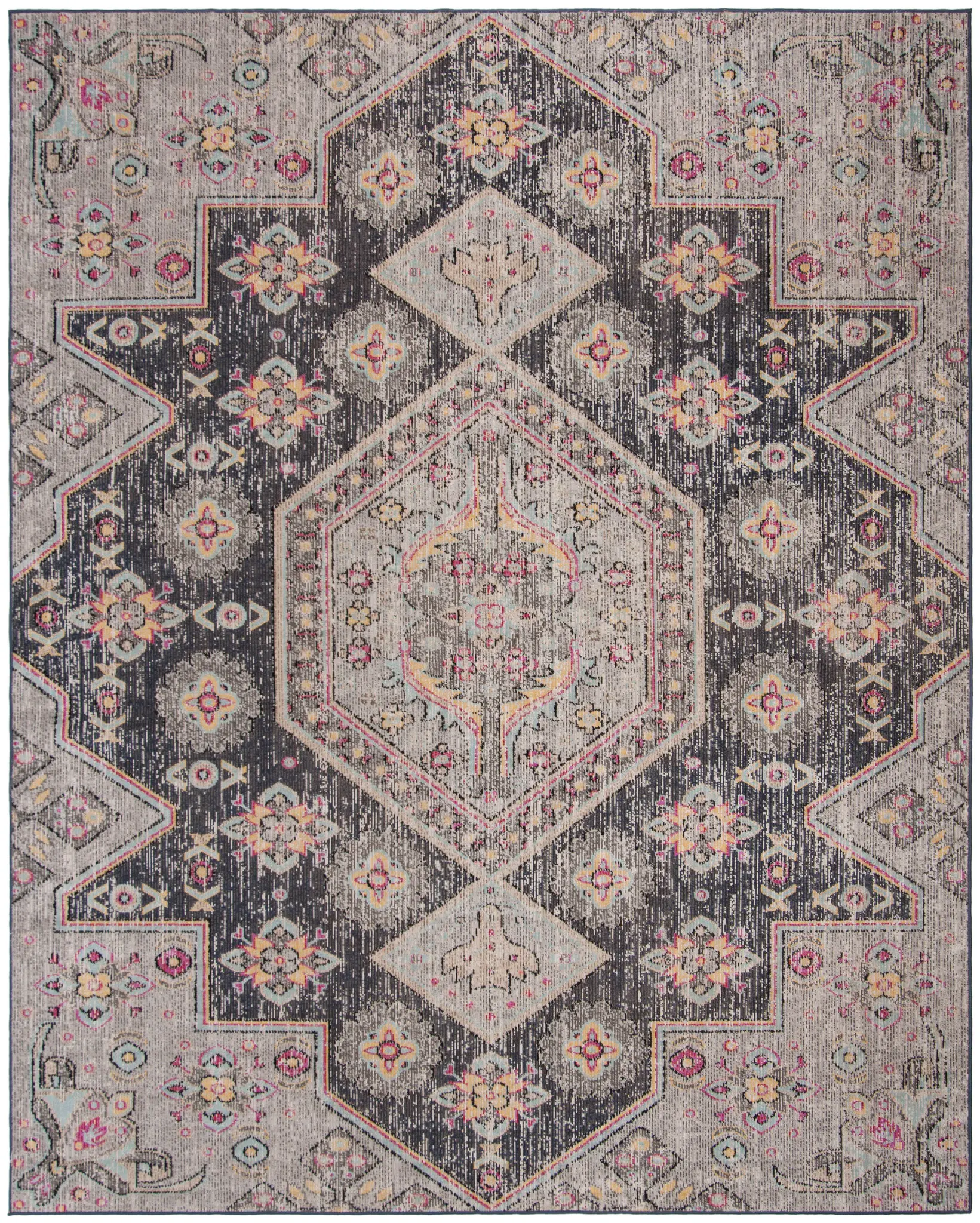 Montage Tribal Trellis Stripe Outdoor Rug