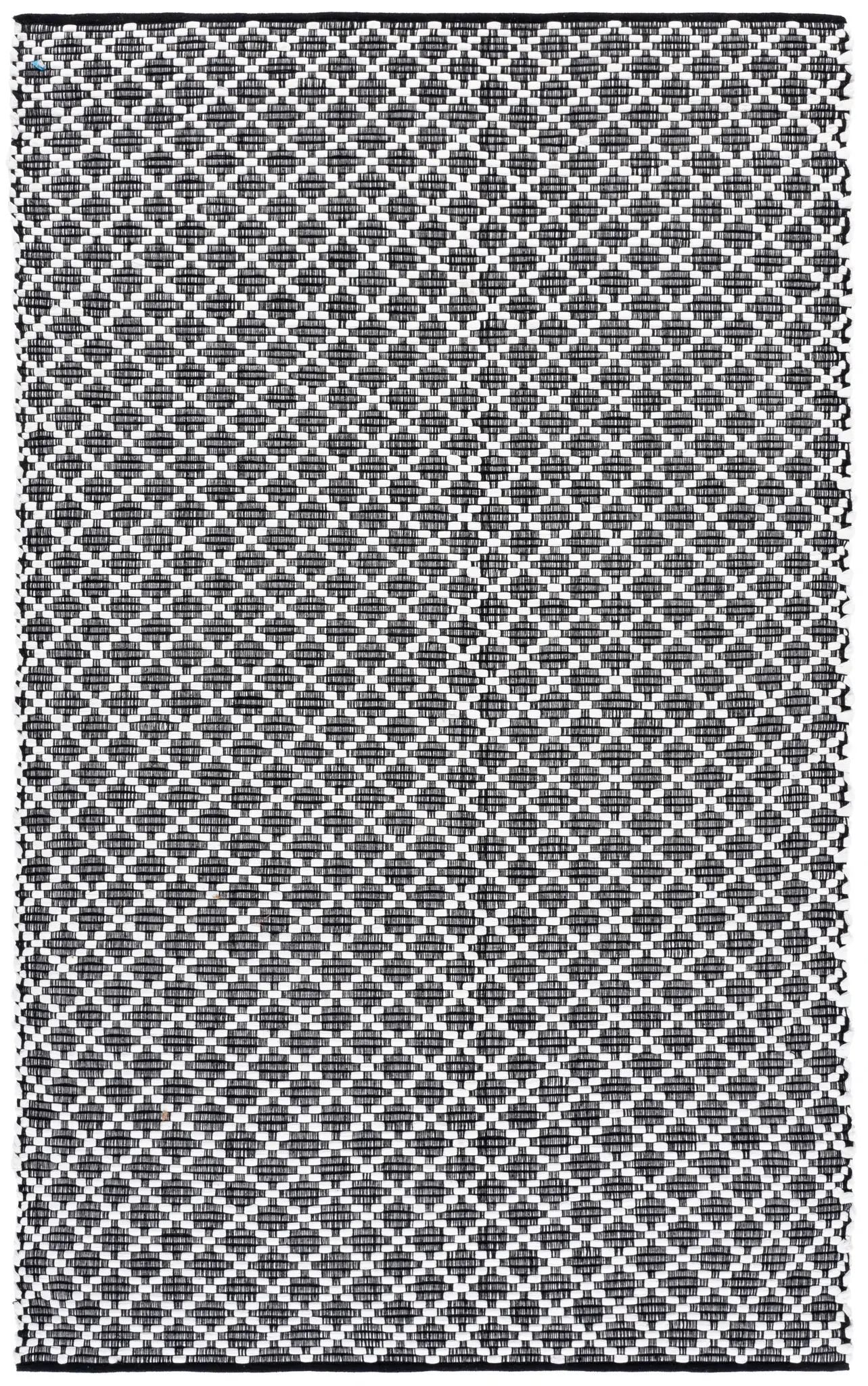 Montauk Diamond Grid Hand-Woven Washable Rug