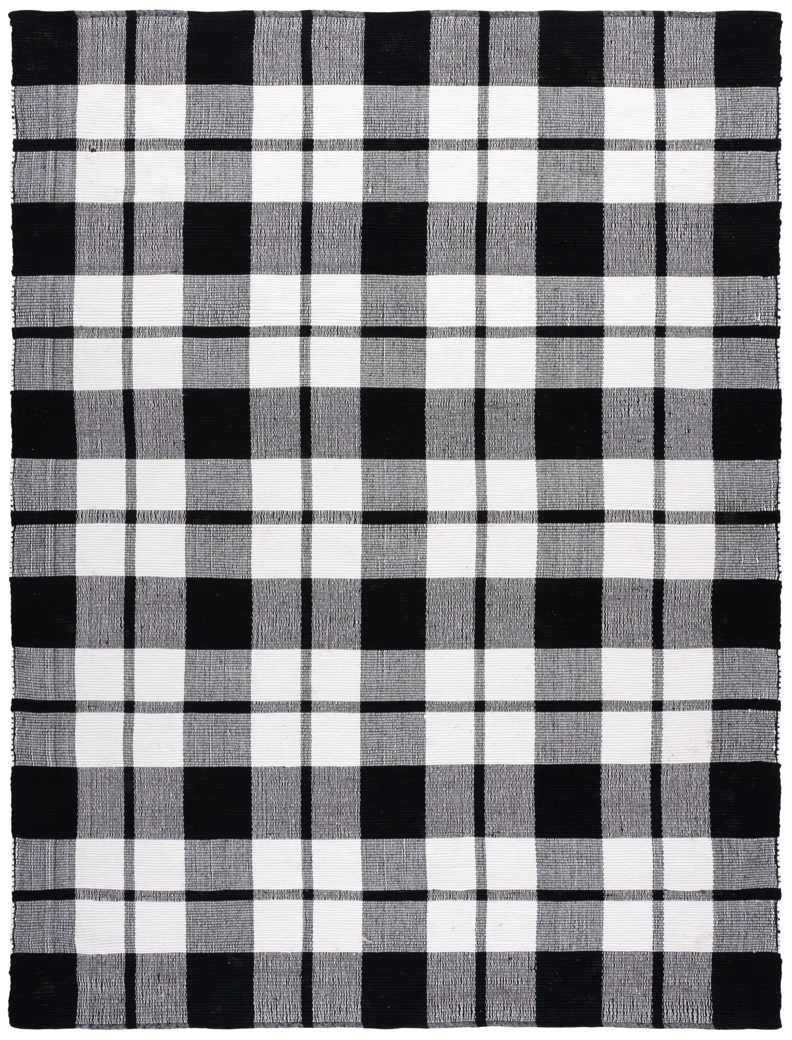 Montauk Farmhouse Plaid Hand-Woven Washable Rug