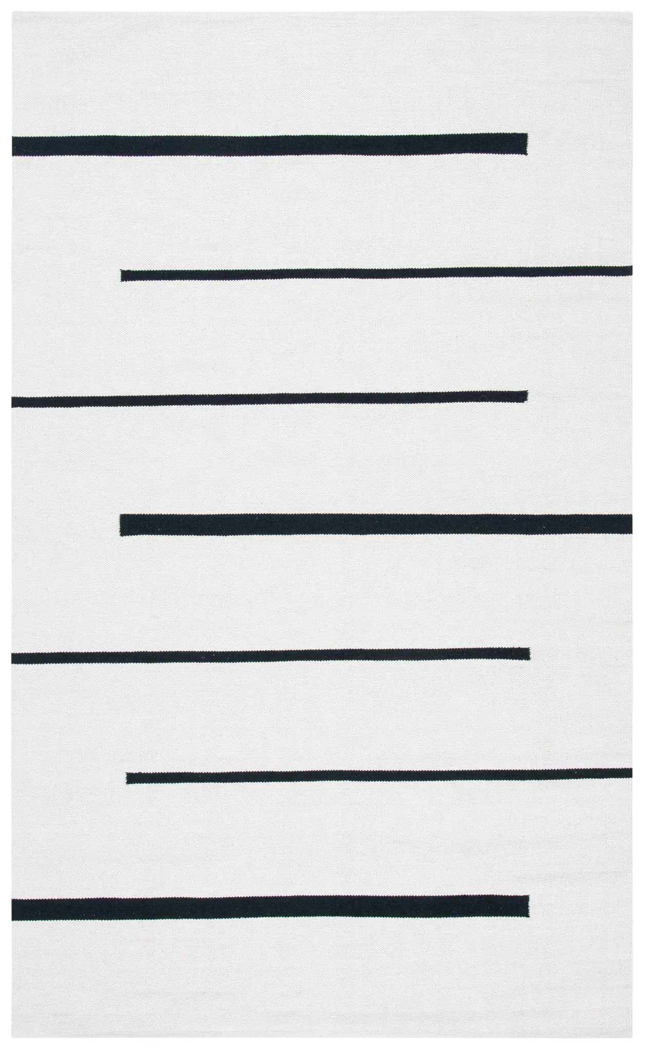 Montauk Linea Alternating Stripe Hand-Woven Cotton Rug