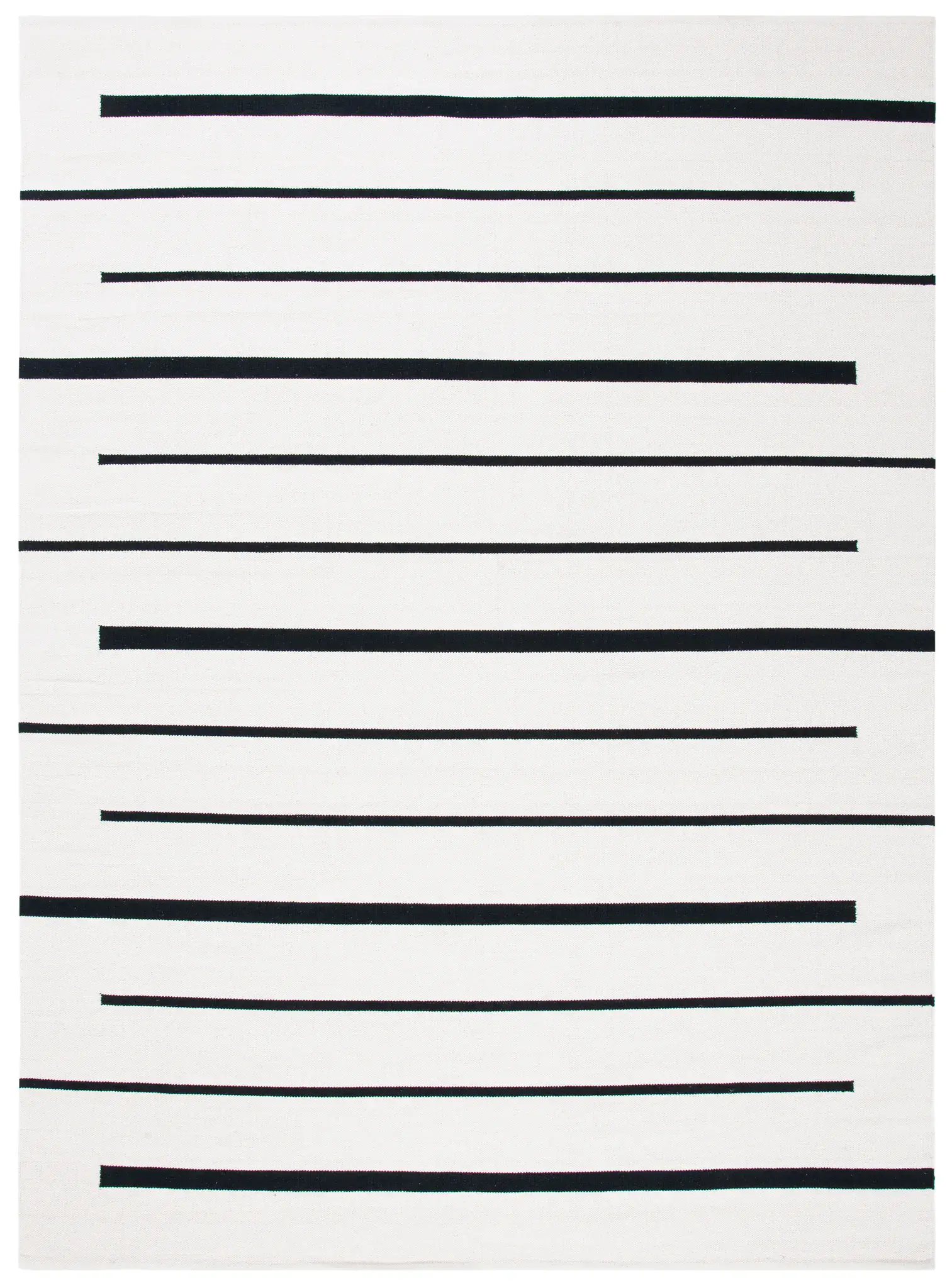 Montauk Linea Alternating Stripe Hand-Woven Cotton Rug