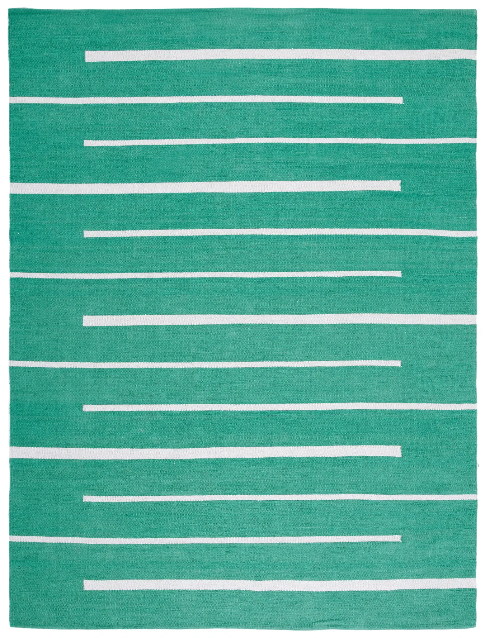 Montauk Linea Alternating Stripe Hand-Woven Cotton Rug