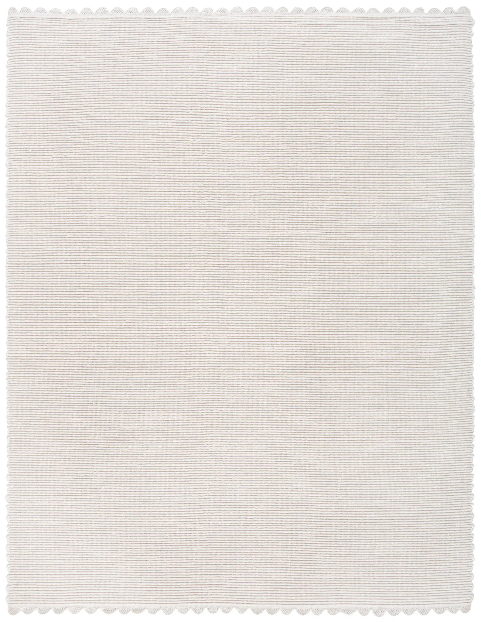 Montauk Scalloped Ribbed Hand-Woven Wool Rug