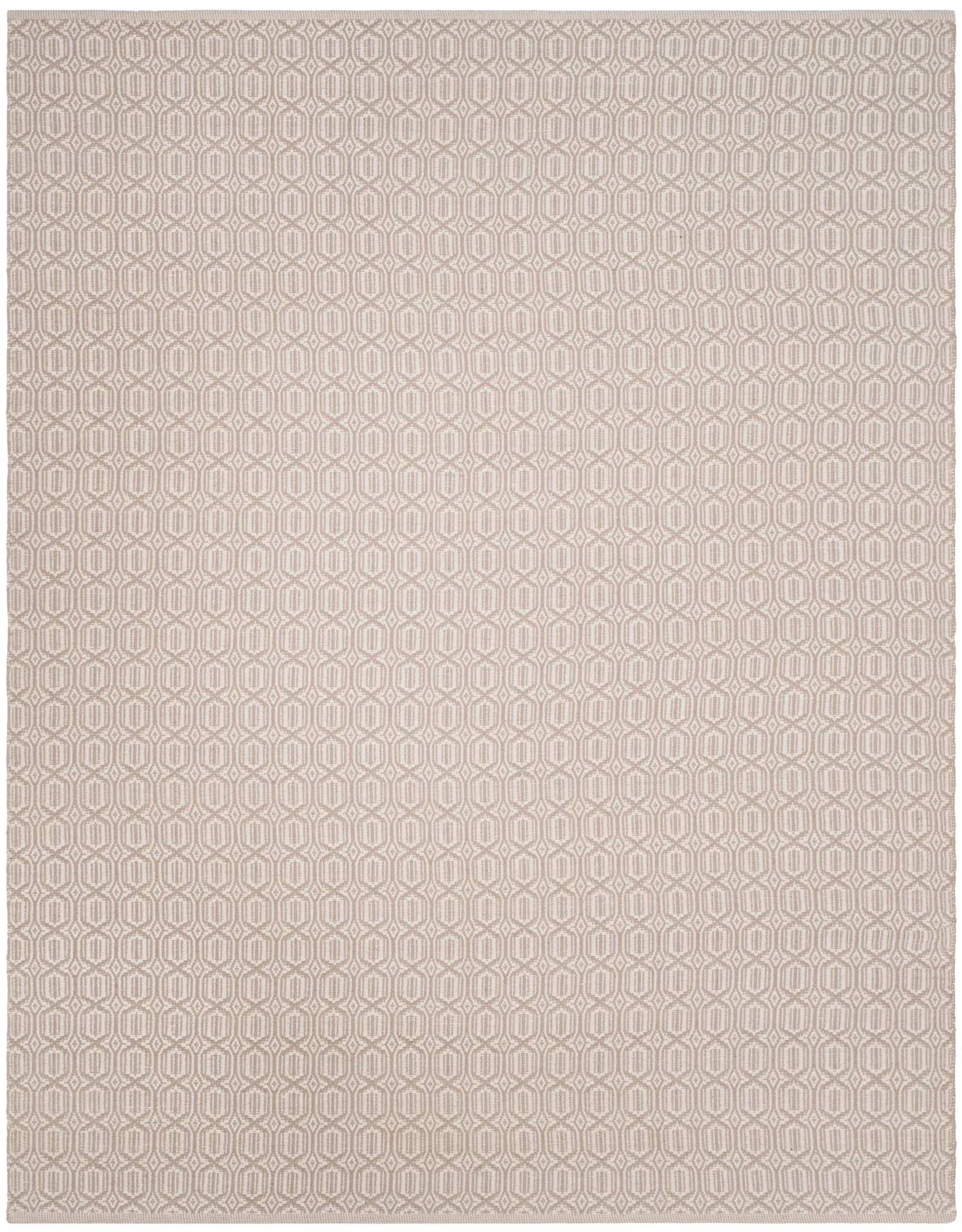 Montauk Honeycomb Hand-Woven Cotton Rug