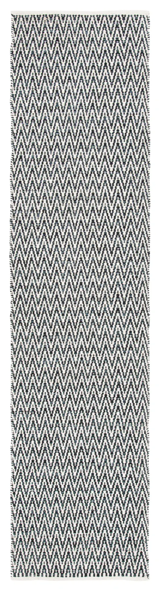 Montauk Heathered Chevron Hand-Woven Cotton Rug