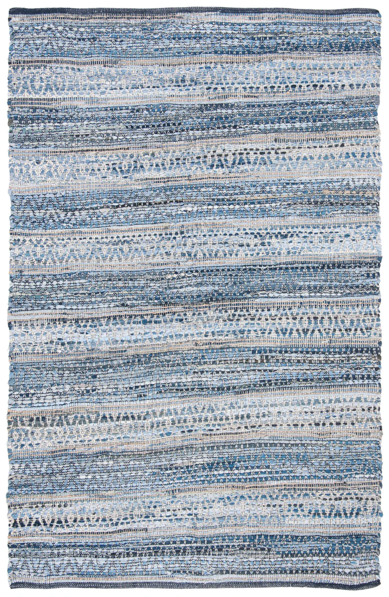 Montauk Allover Trellis Hand-Woven Cotton Rug